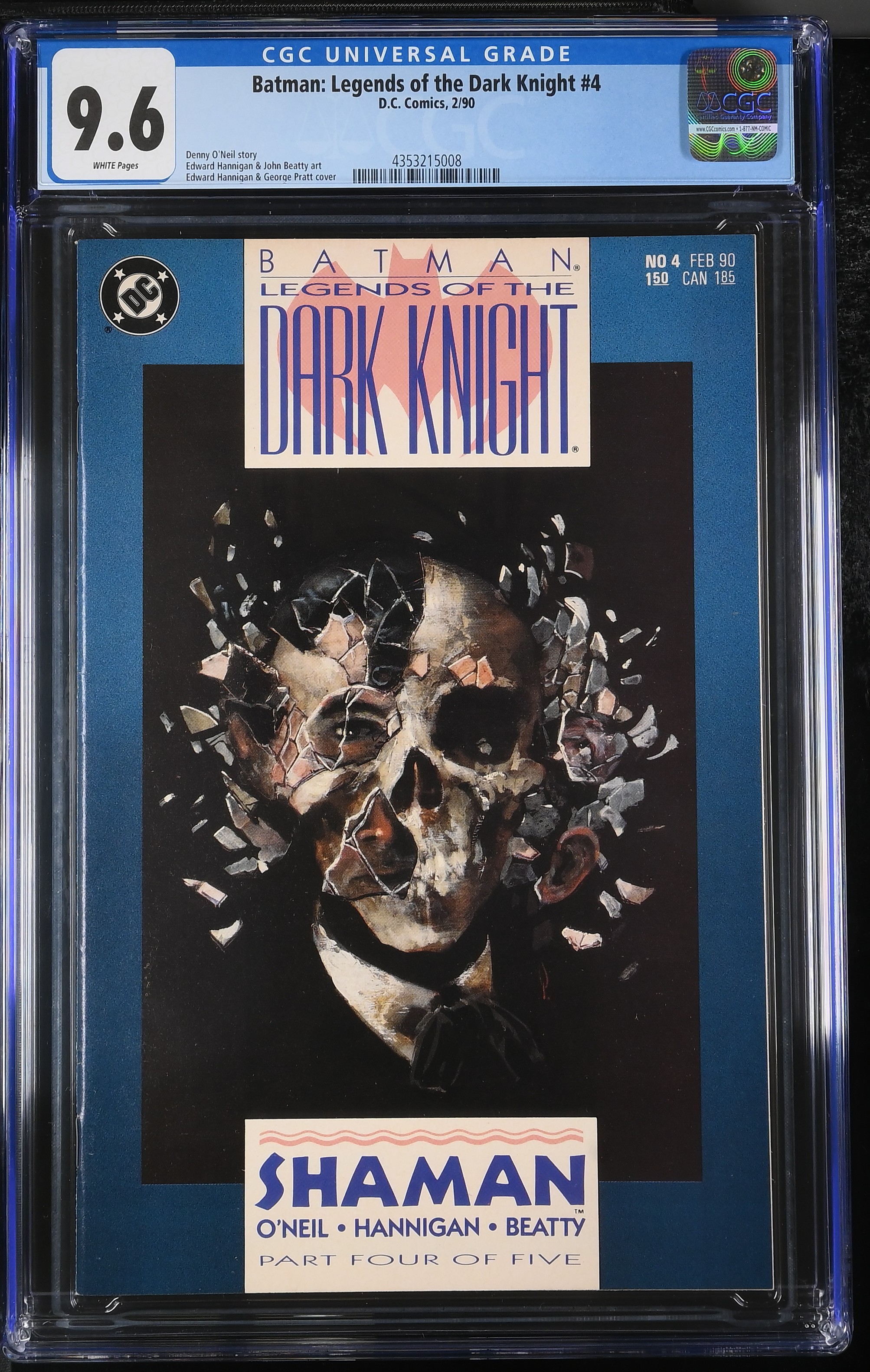 1990 Batman: Legends of the Dark Knight #4 CGC 9.6 DC Comics
