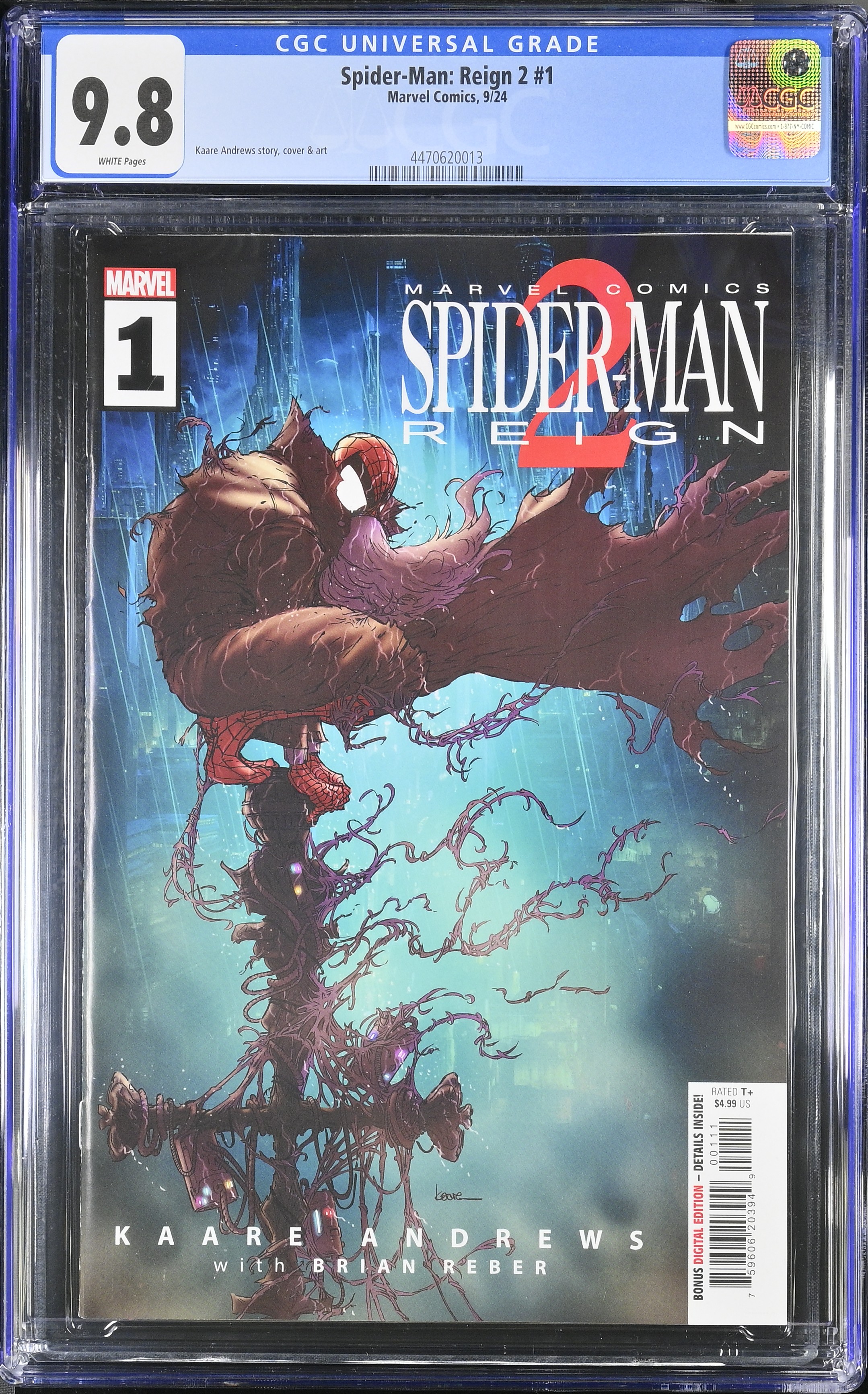 2024 Spider-Man: Reign 2 #1 CGC 9.8 Marvel Comics