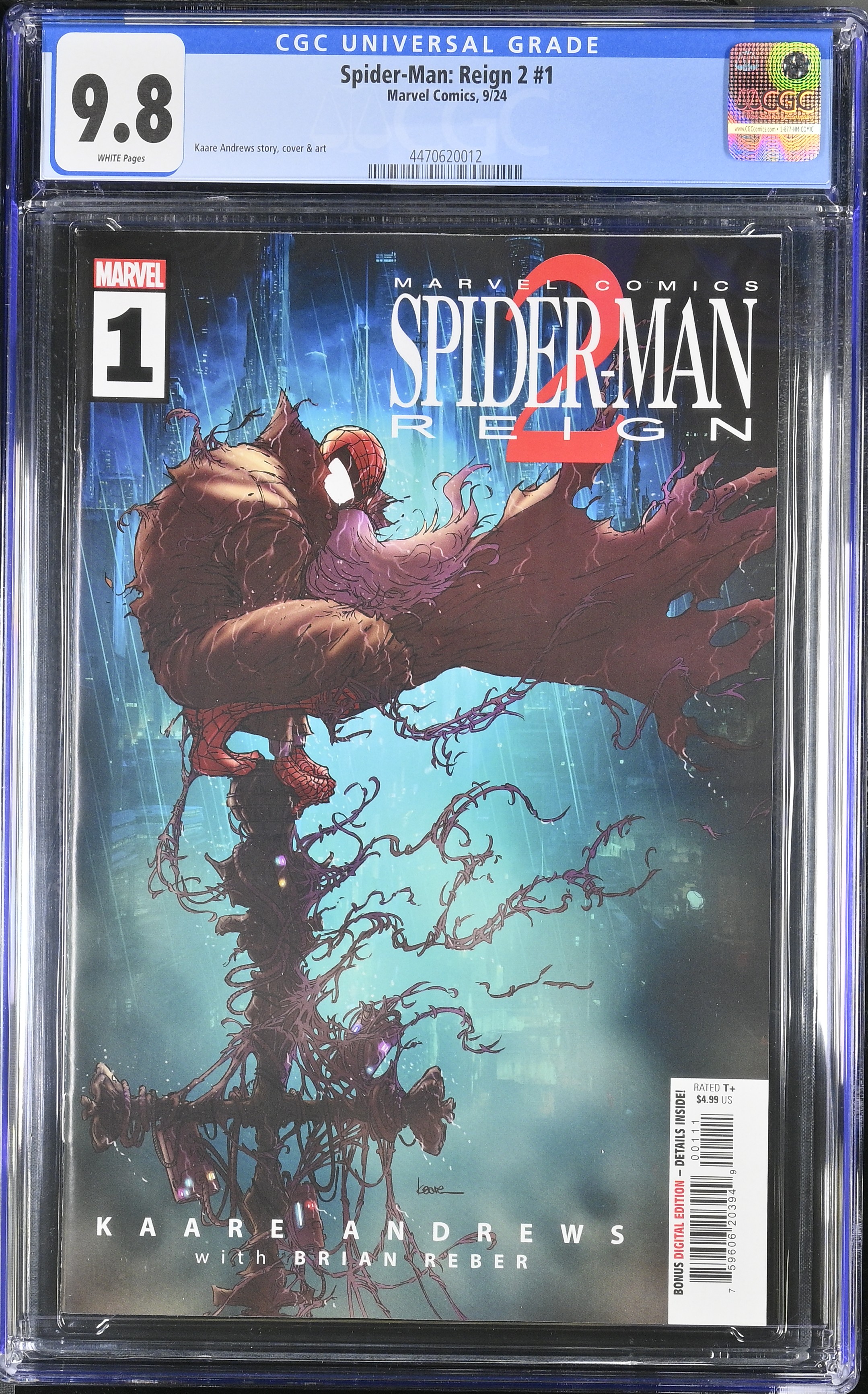 2024 Spider-Man: Reign 2 #1 CGC 9.8 Marvel Comics