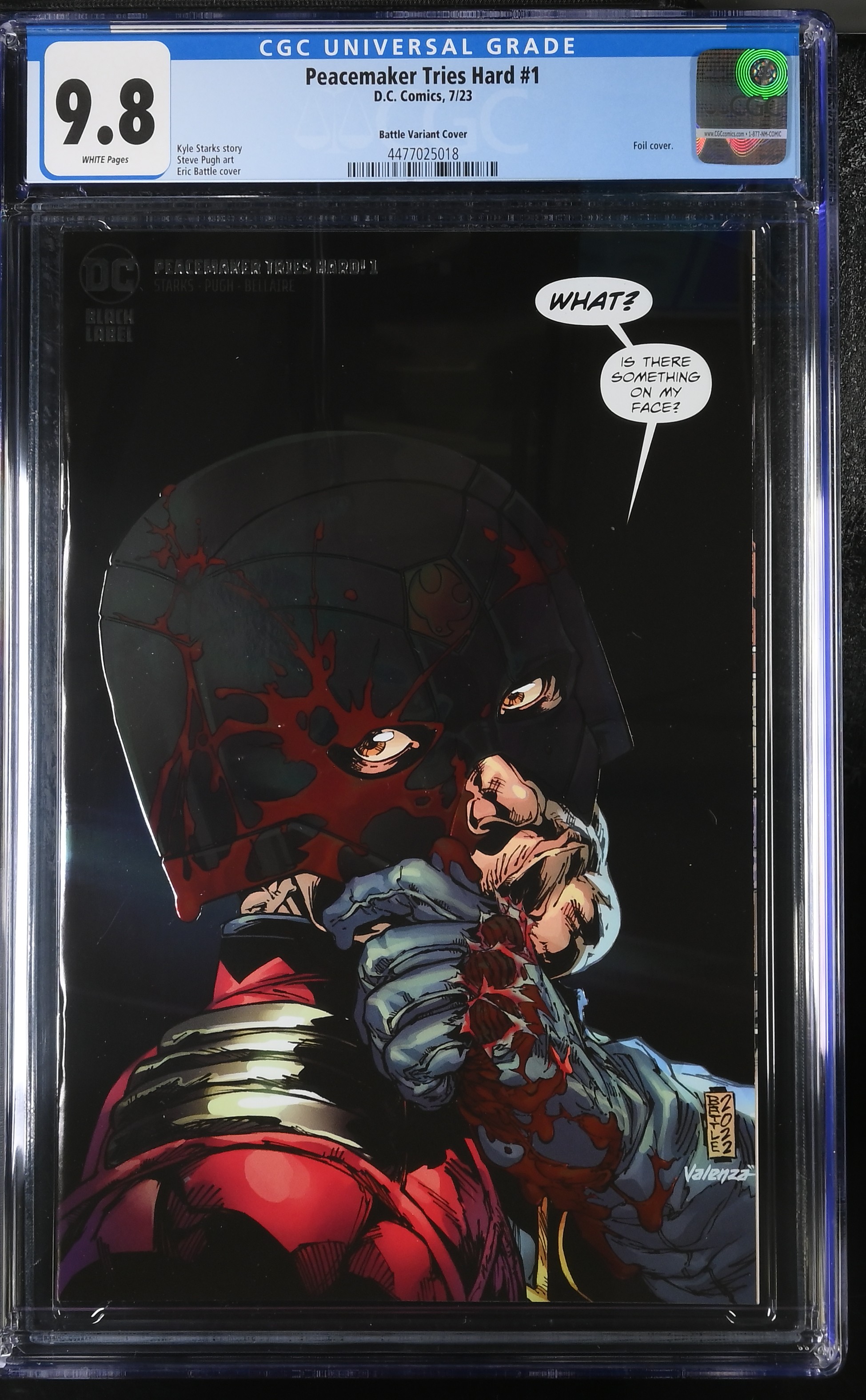 2023 Peacemaker Tries Hard #1 CGC 9.8 DC Comics