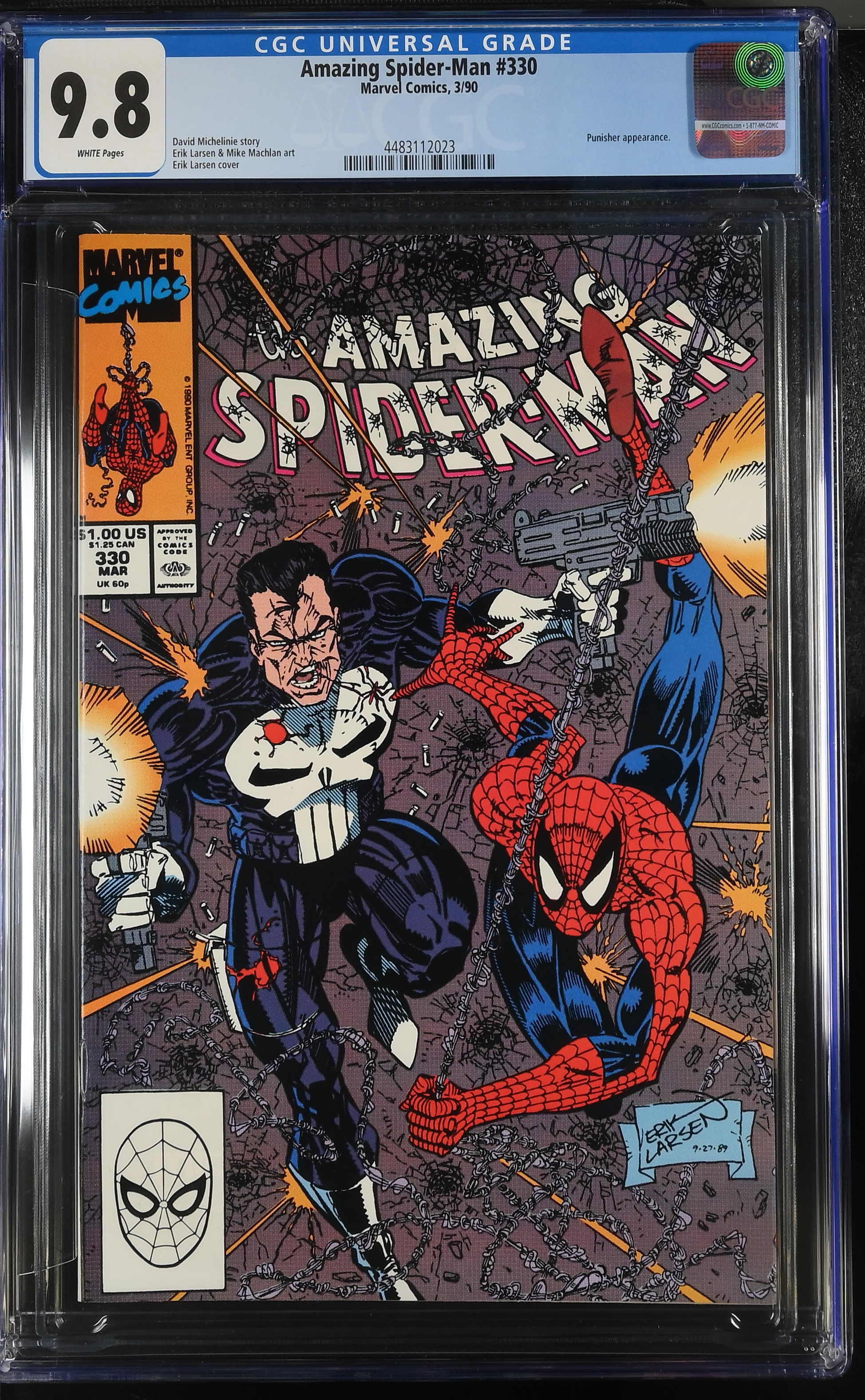 1990 Amazing Spider-Man #330 CGC 9.8 Marvel Comics