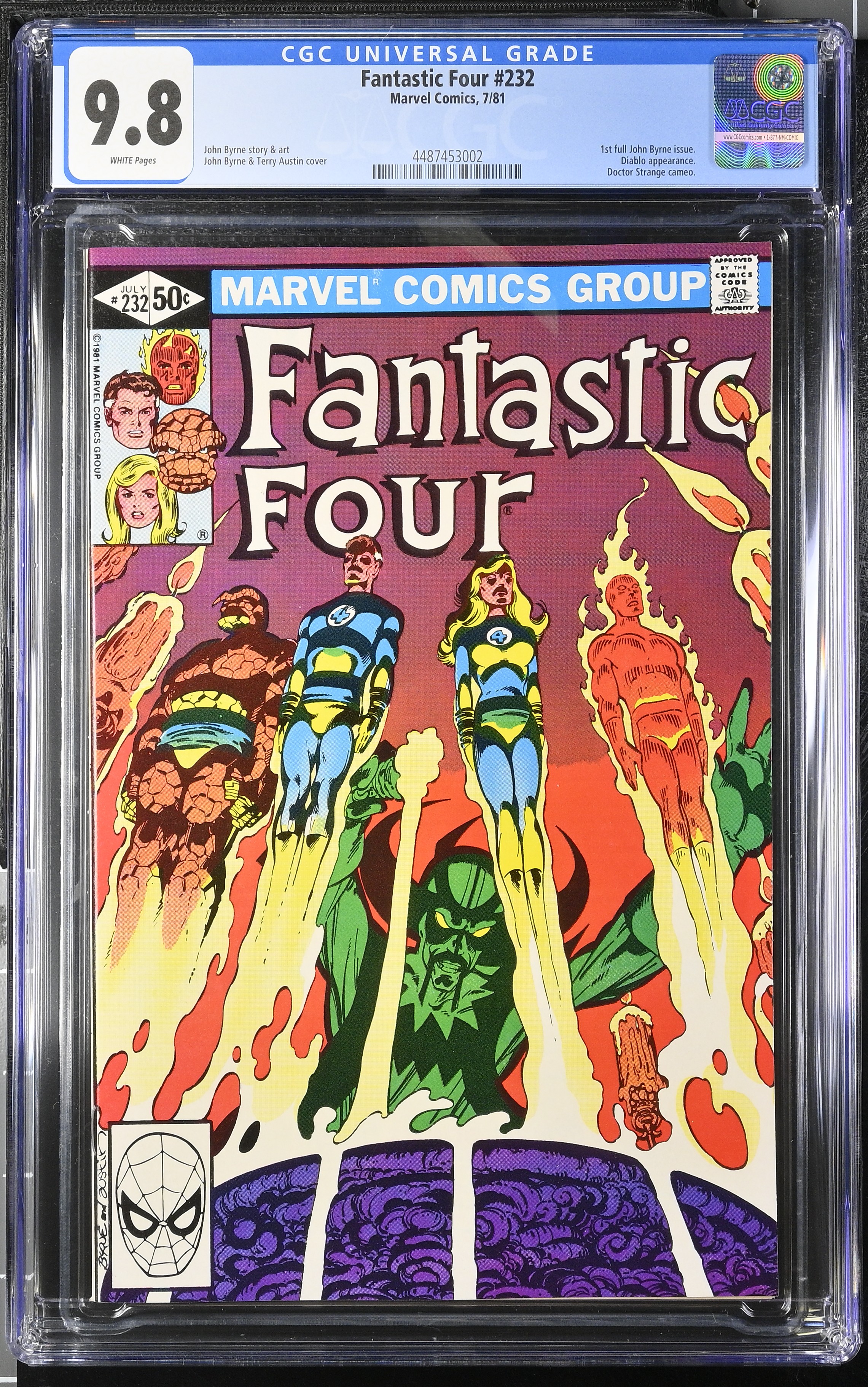 1981 Fantastic Four #232 CGC 9.8 Marvel Comics