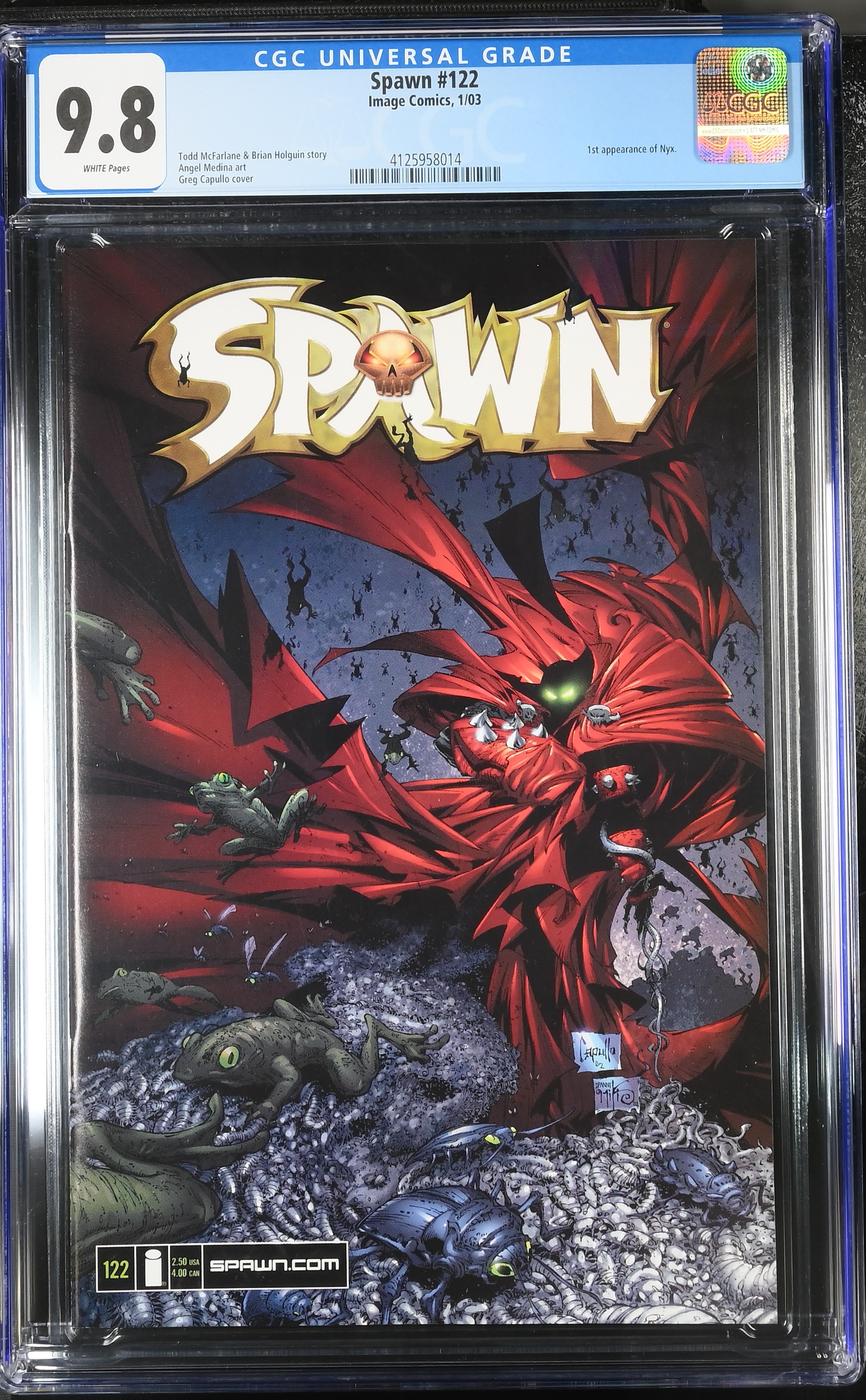 2003 Spawn #122 CGC 9.8 Image Comics