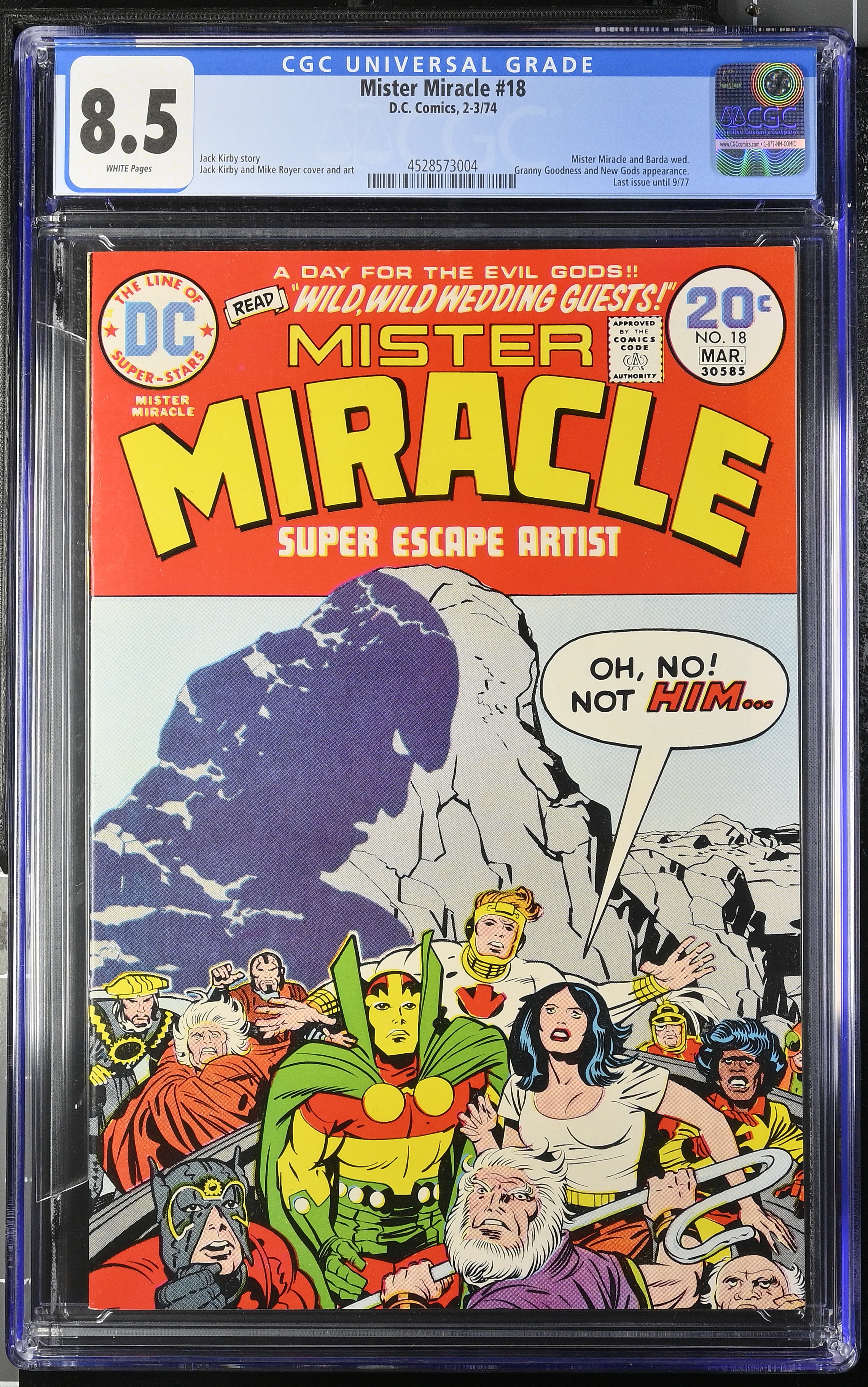 1974 Mister Miracle #18 CGC 8.5 DC Comics