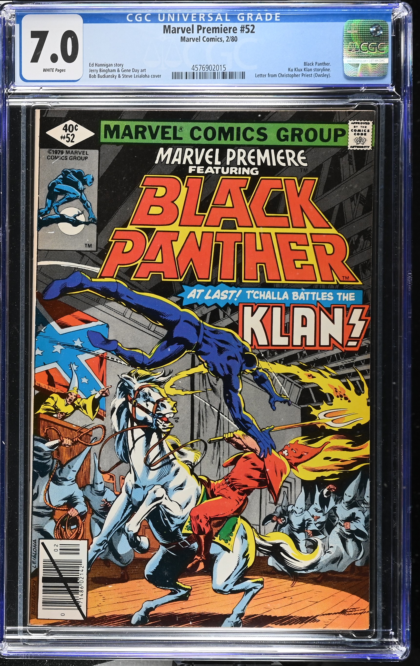 1980 Marvel Premiere #52 CGC 7 Marvel Comics
