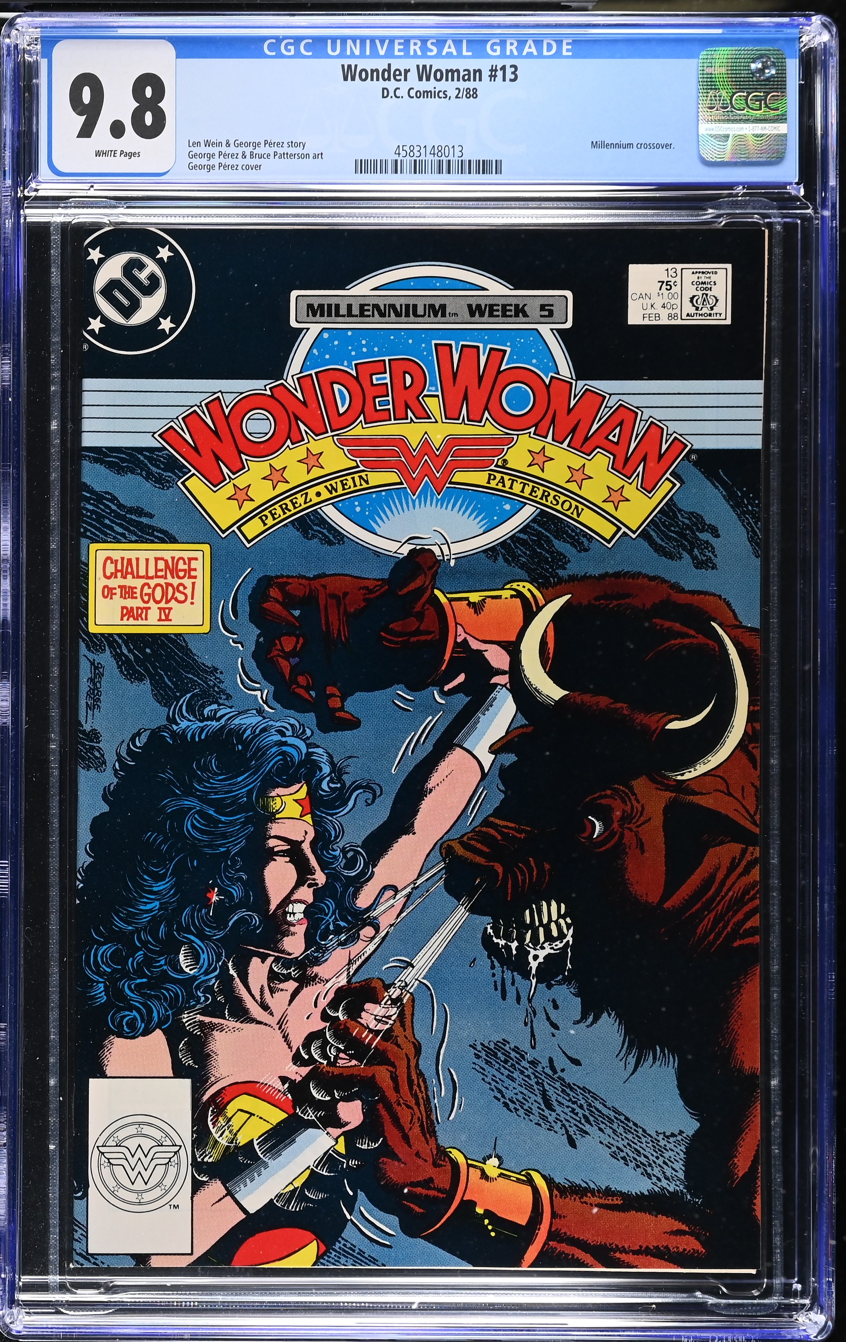 1988 Wonder Woman #13 CGC 9.8 DC Comics