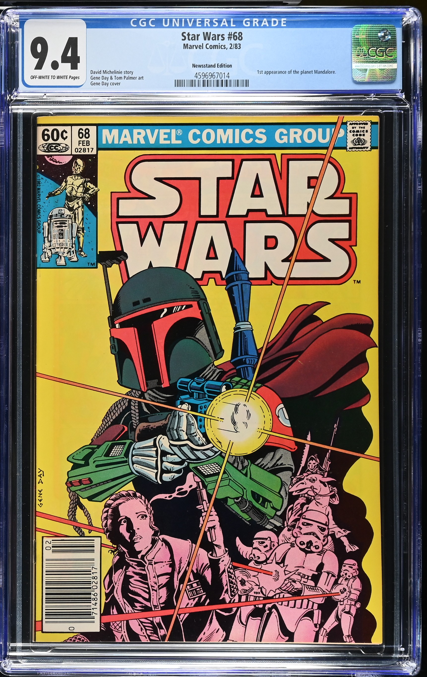 1983 Star Wars #68 CGC 9.4 Marvel Comics