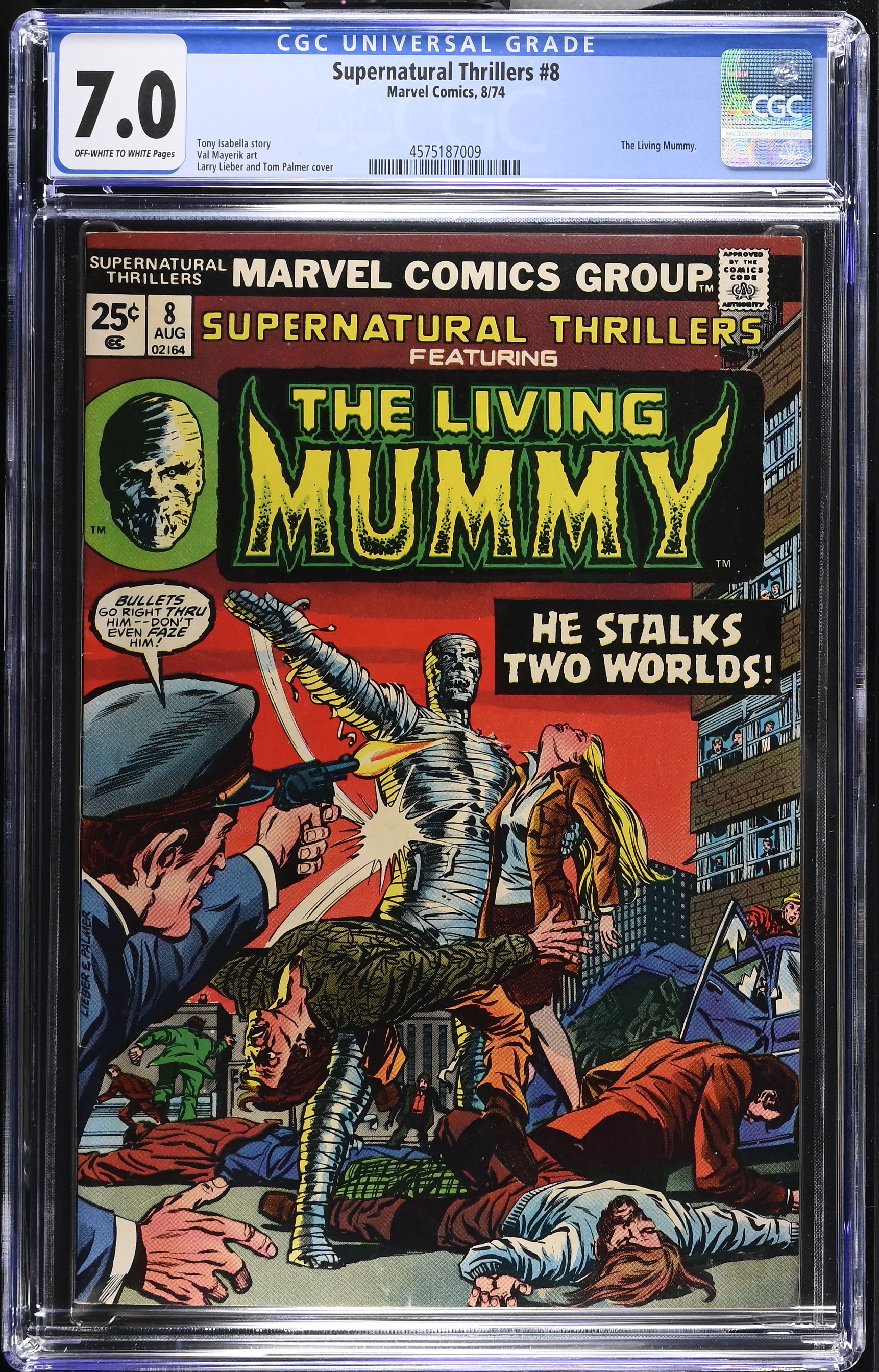 1974 Supernatural Thrillers #8 CGC 7 Marvel Comics