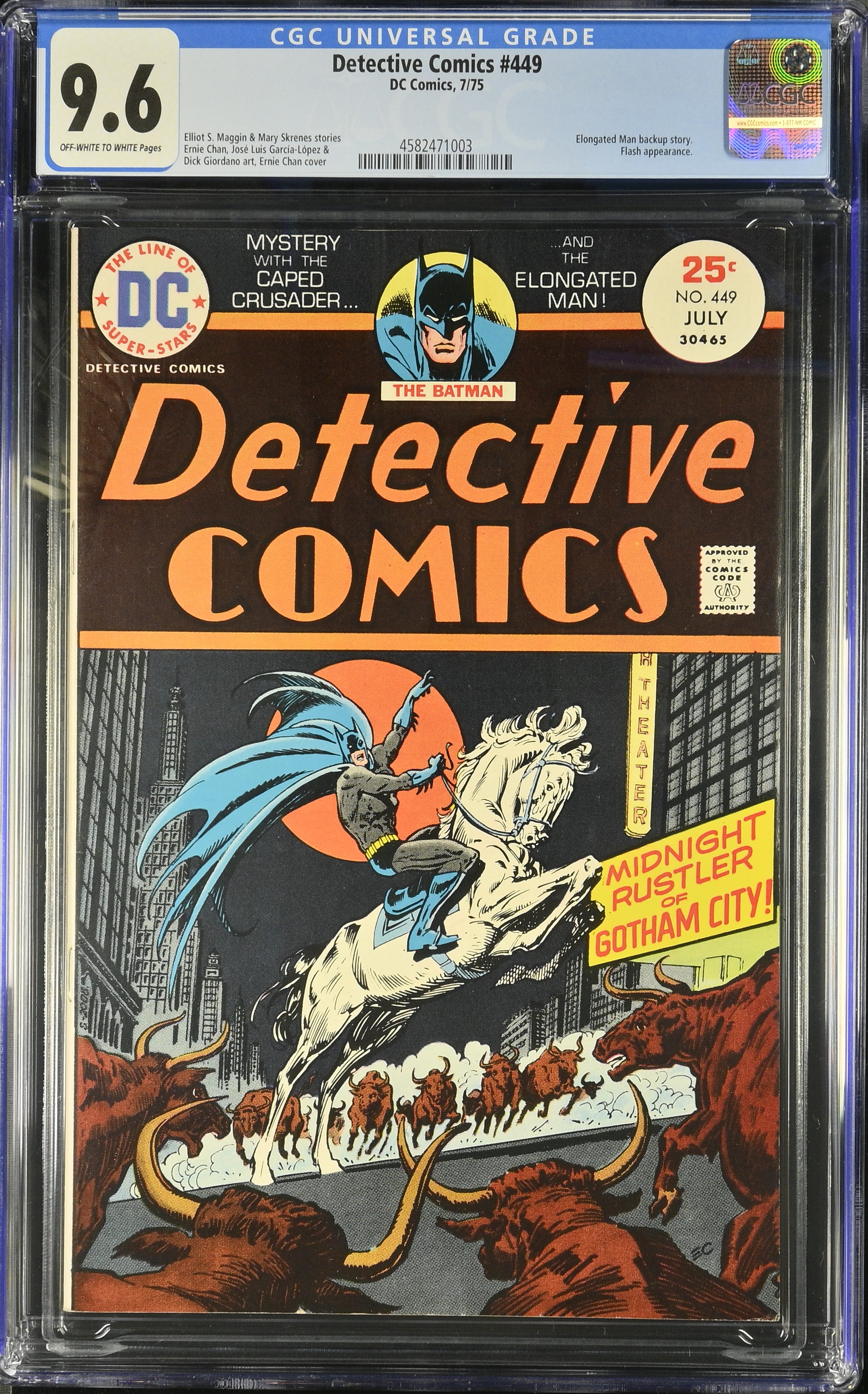 1975 Detective Comics #449 CGC 9.6 DC Comics