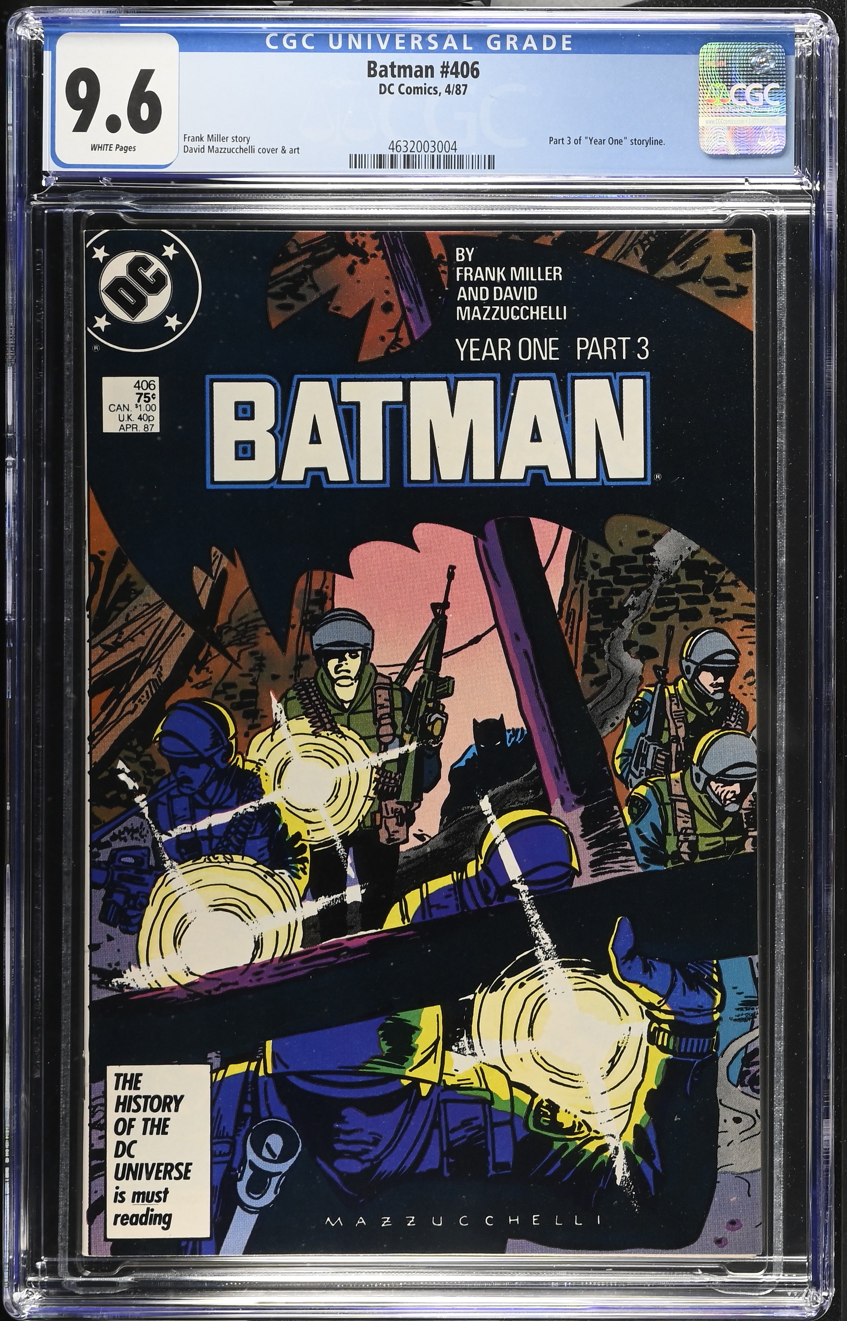 1987 Batman #406 CGC 9.6 DC Comics