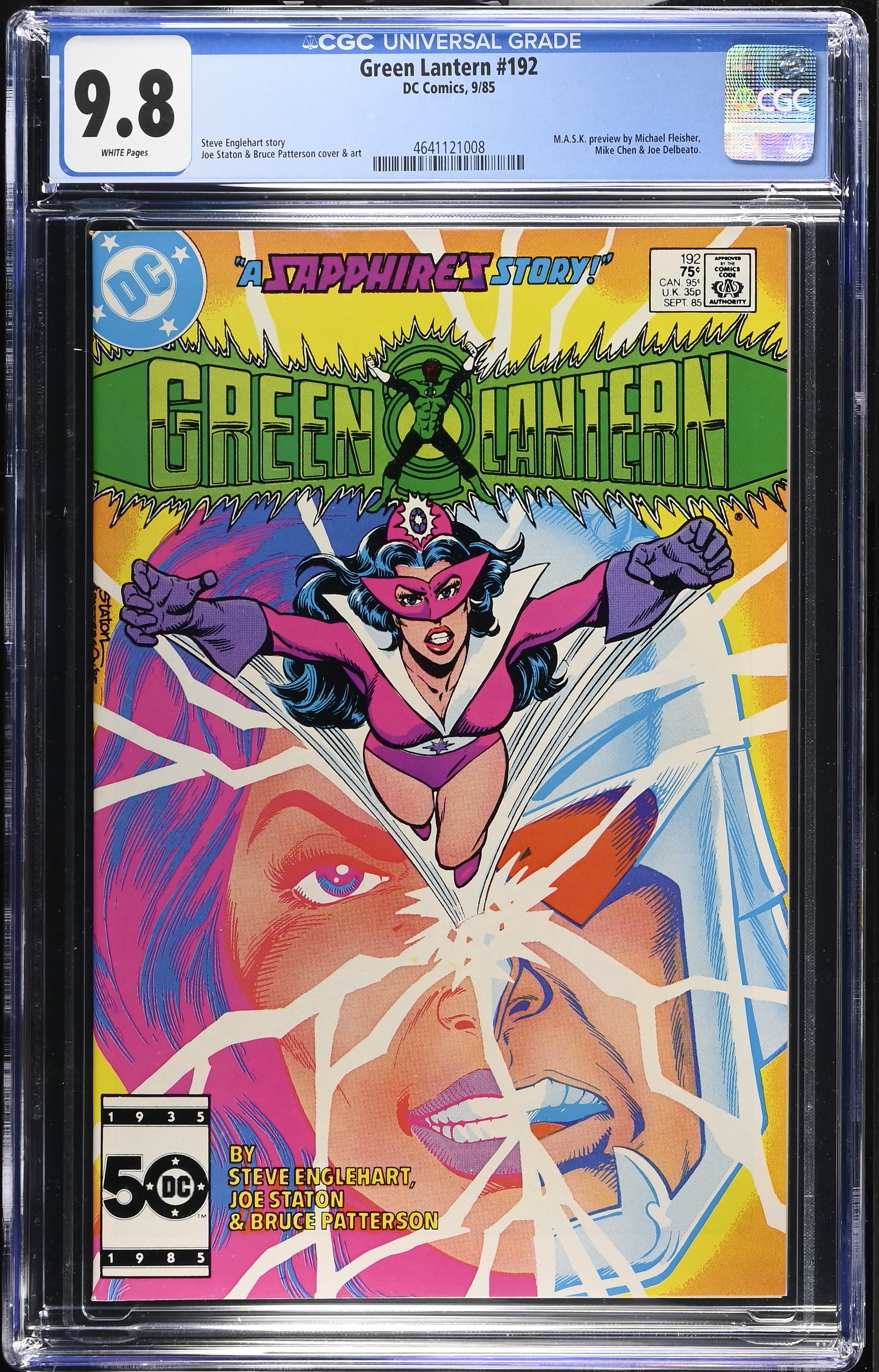 1985 Green Lantern #192 CGC 9.8 DC Comics