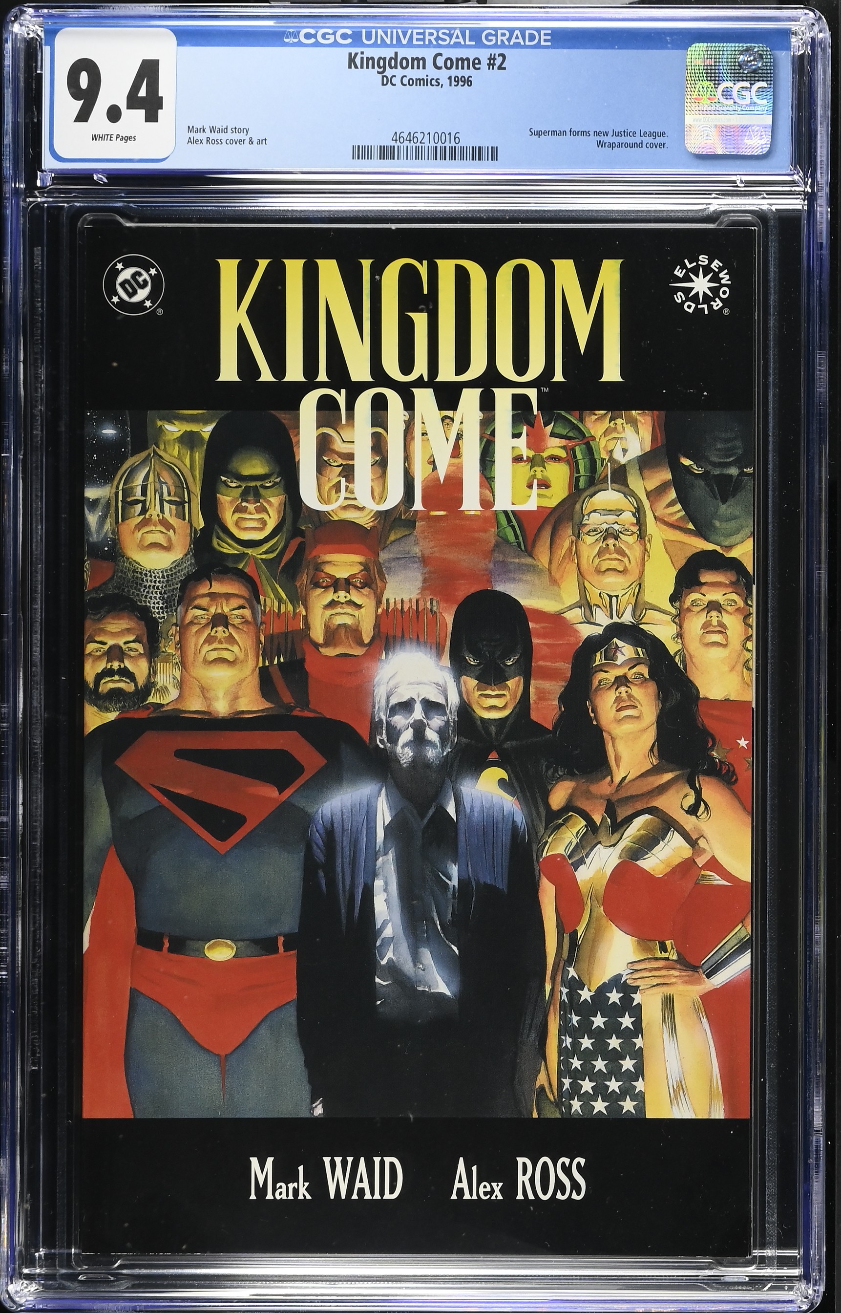 1996 Kingdom Come #2 CGC 9.4 DC Comics