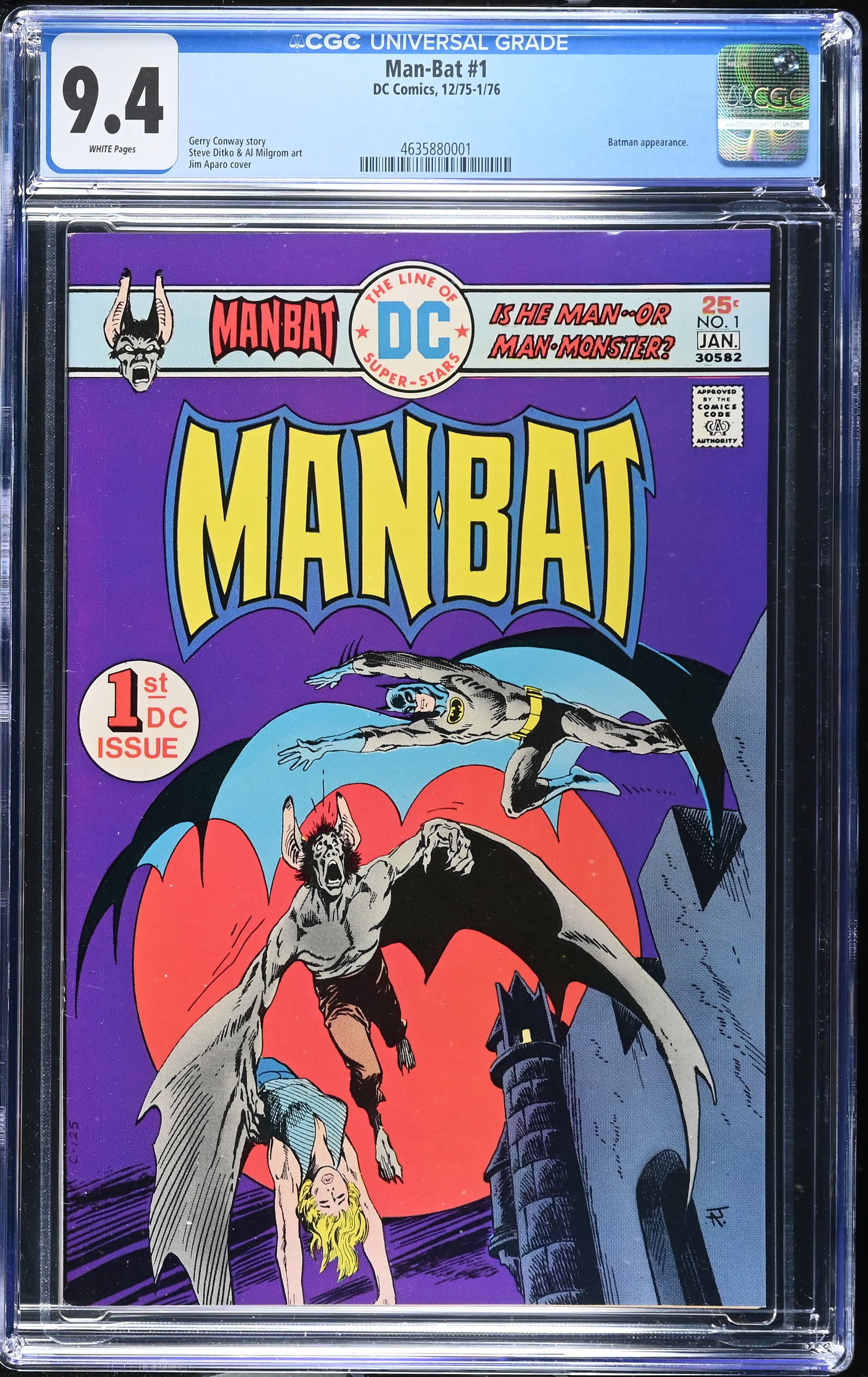 1976 Man-Bat #1 CGC 9.4 DC Comics