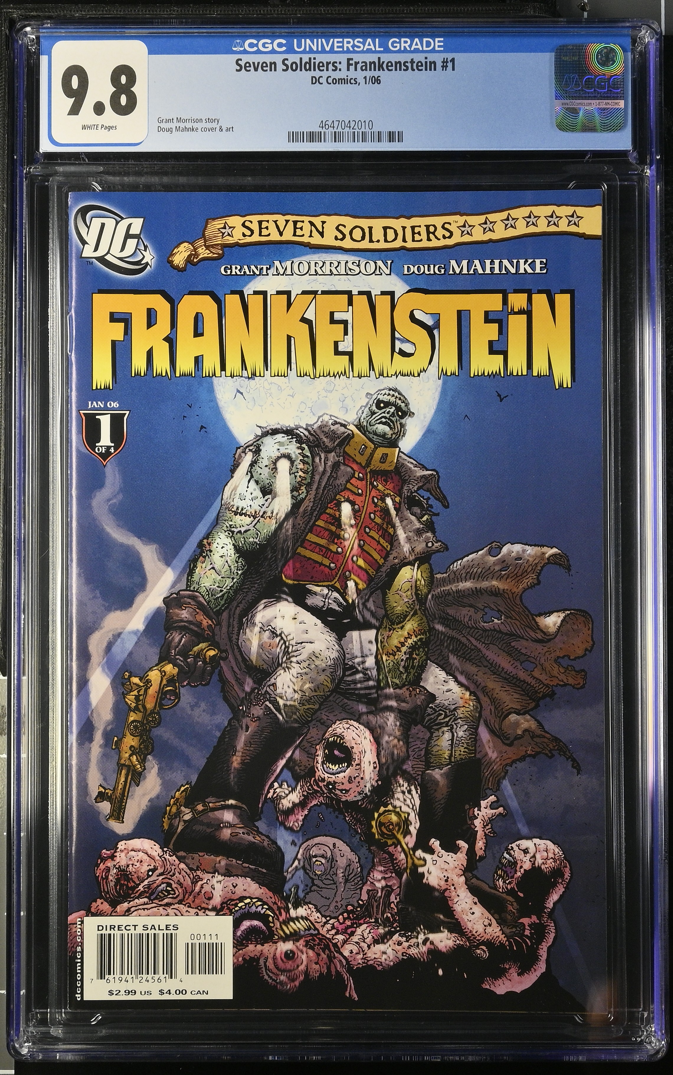 2006 Seven Soldiers: Frankenstein #1 CGC 9.8 DC Comics