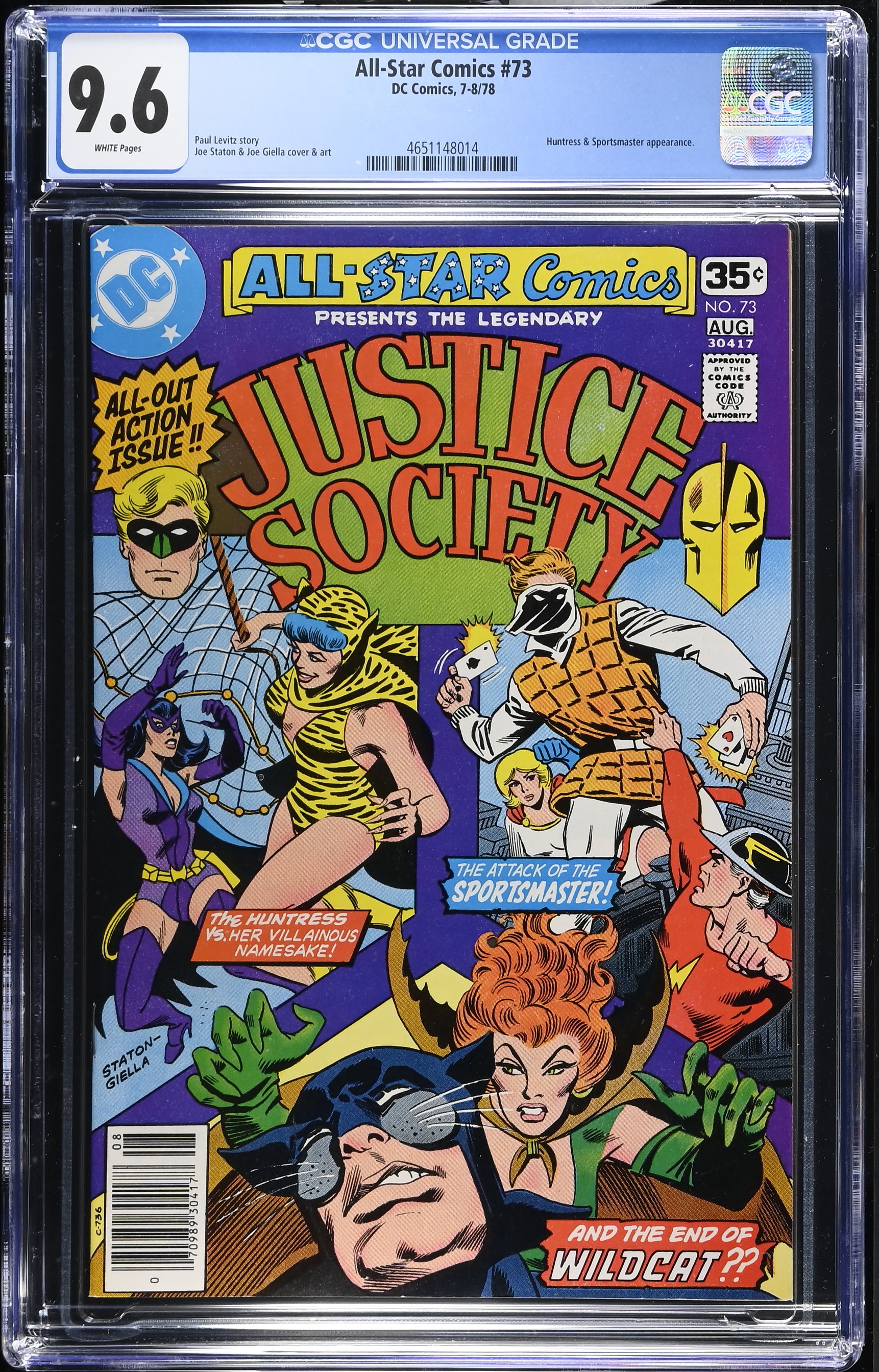 1978 All-Star Comics #73 CGC 9.6 DC Comics
