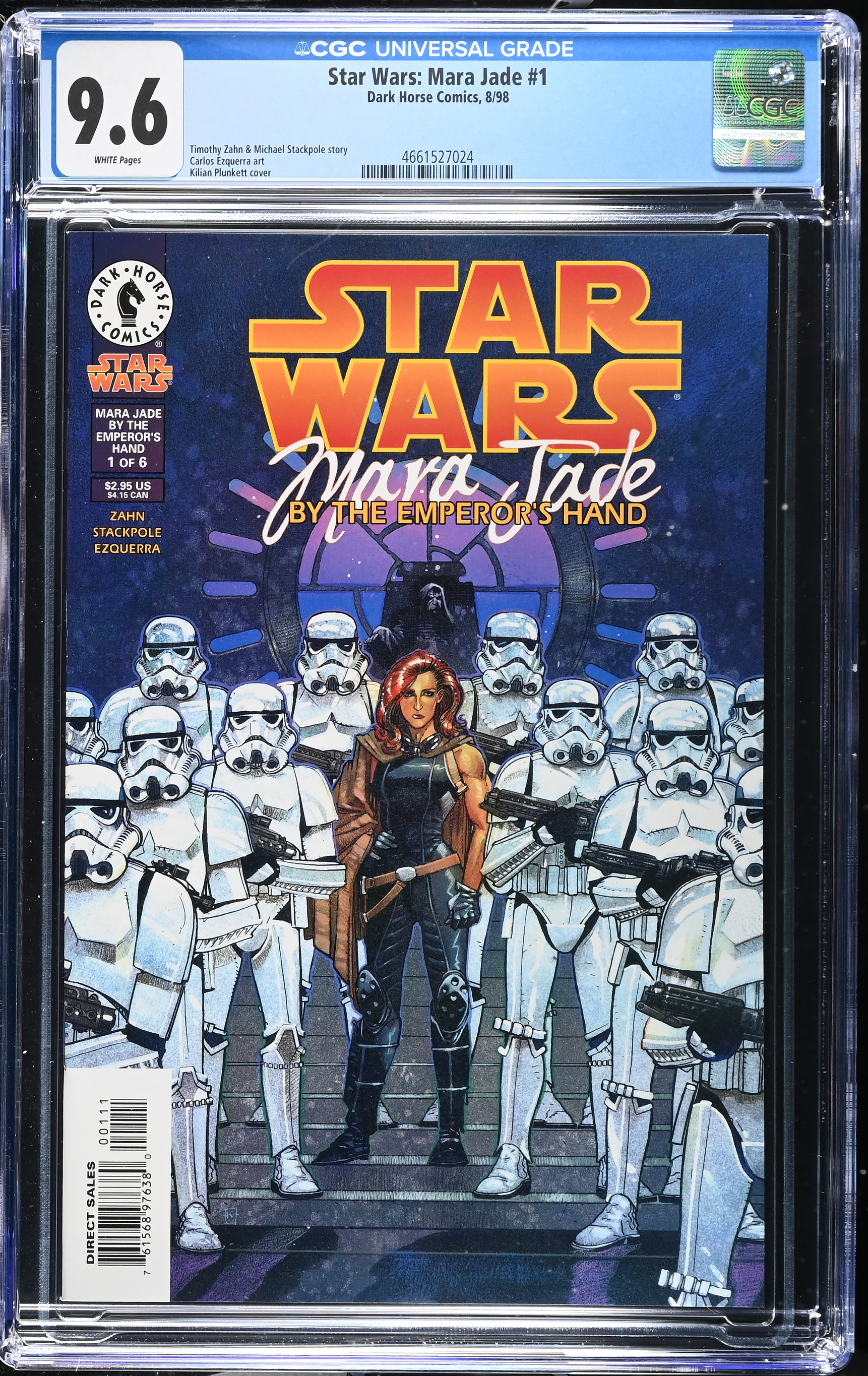 1998 Star Wars: Mara Jade #1 CGC 9.6 Dark Horse Comics