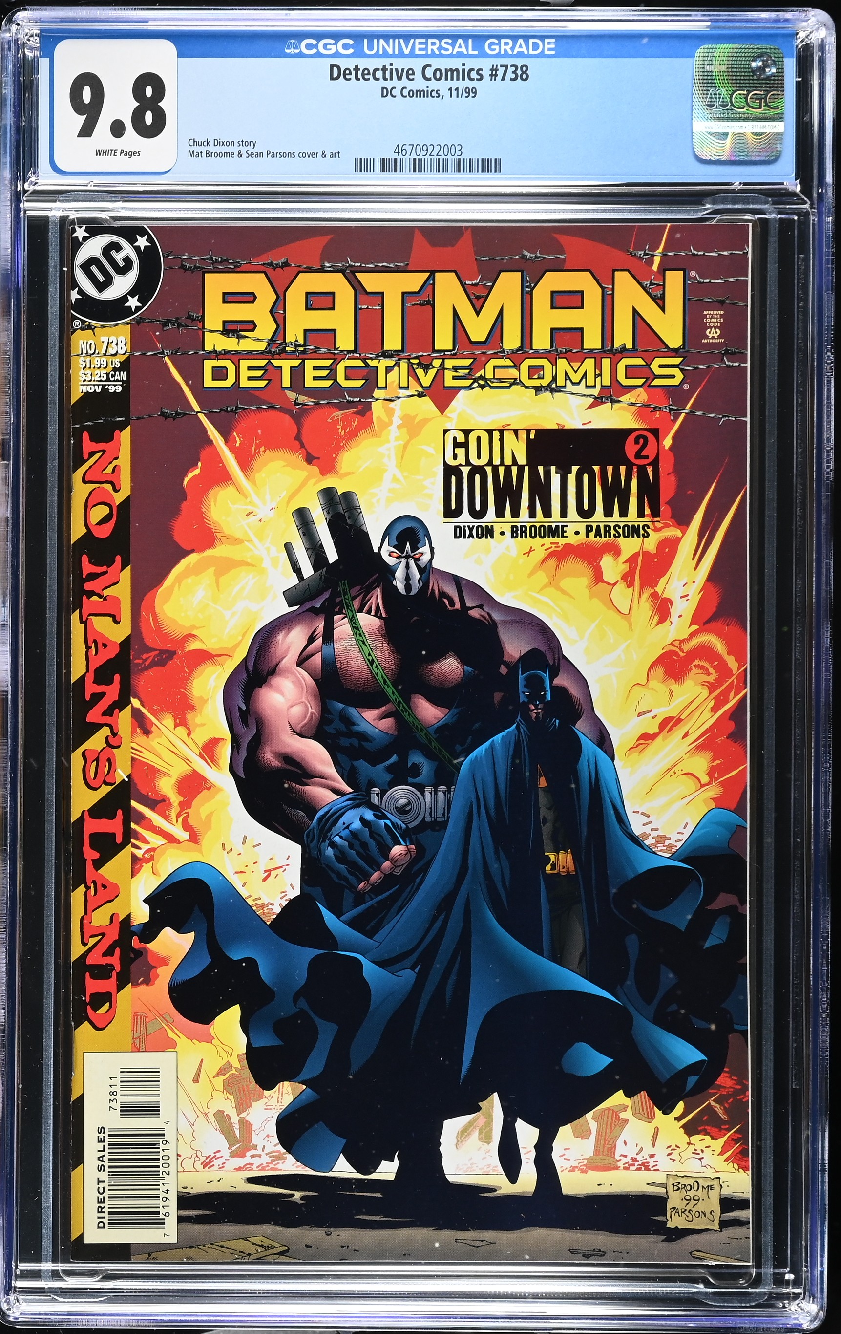 1999 Detective Comics #738 CGC 9.8 DC Comics