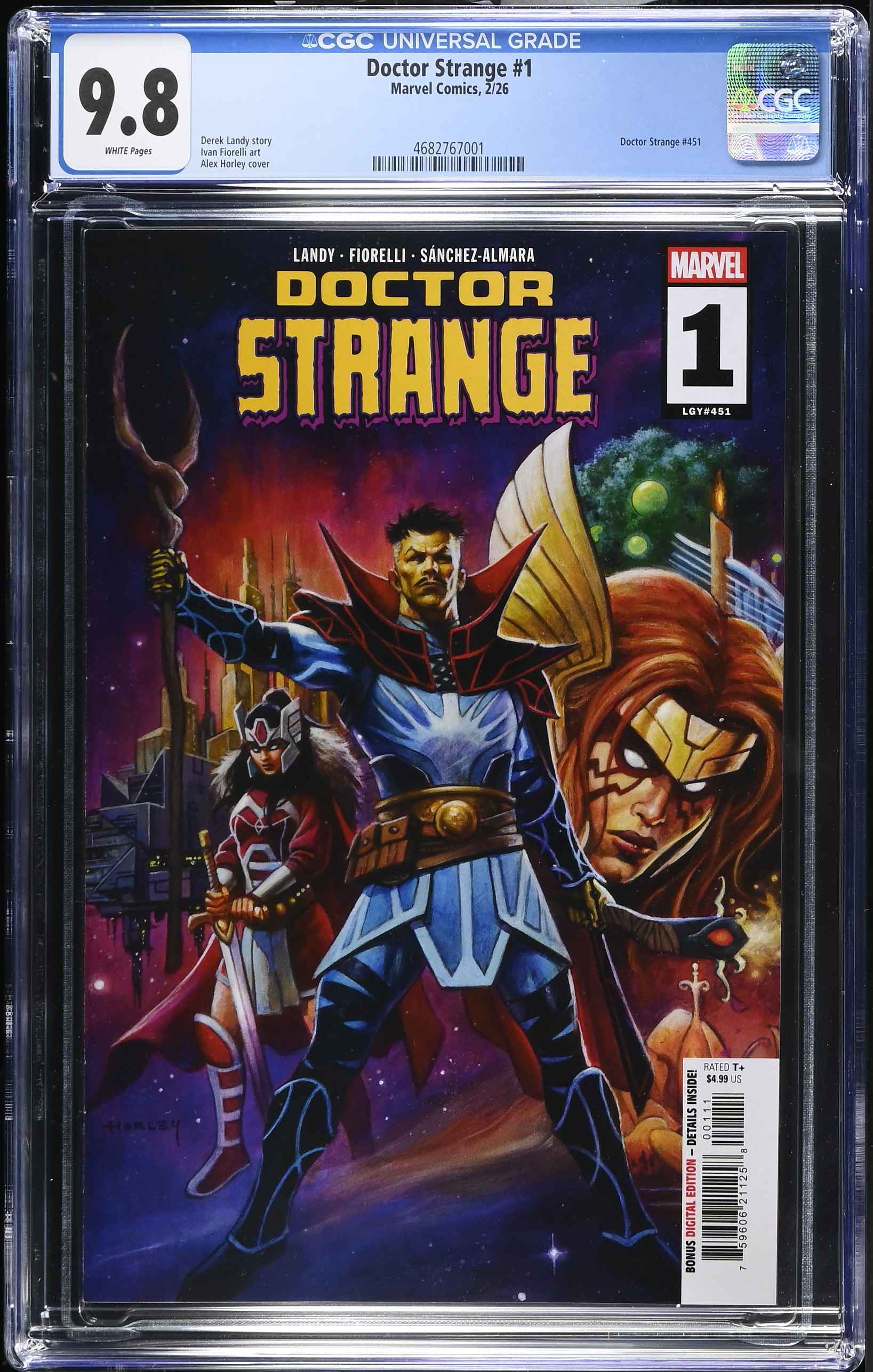 Marvel Comics Doctor Strange #1 Alex Horley Main Cover A CGC 9.8