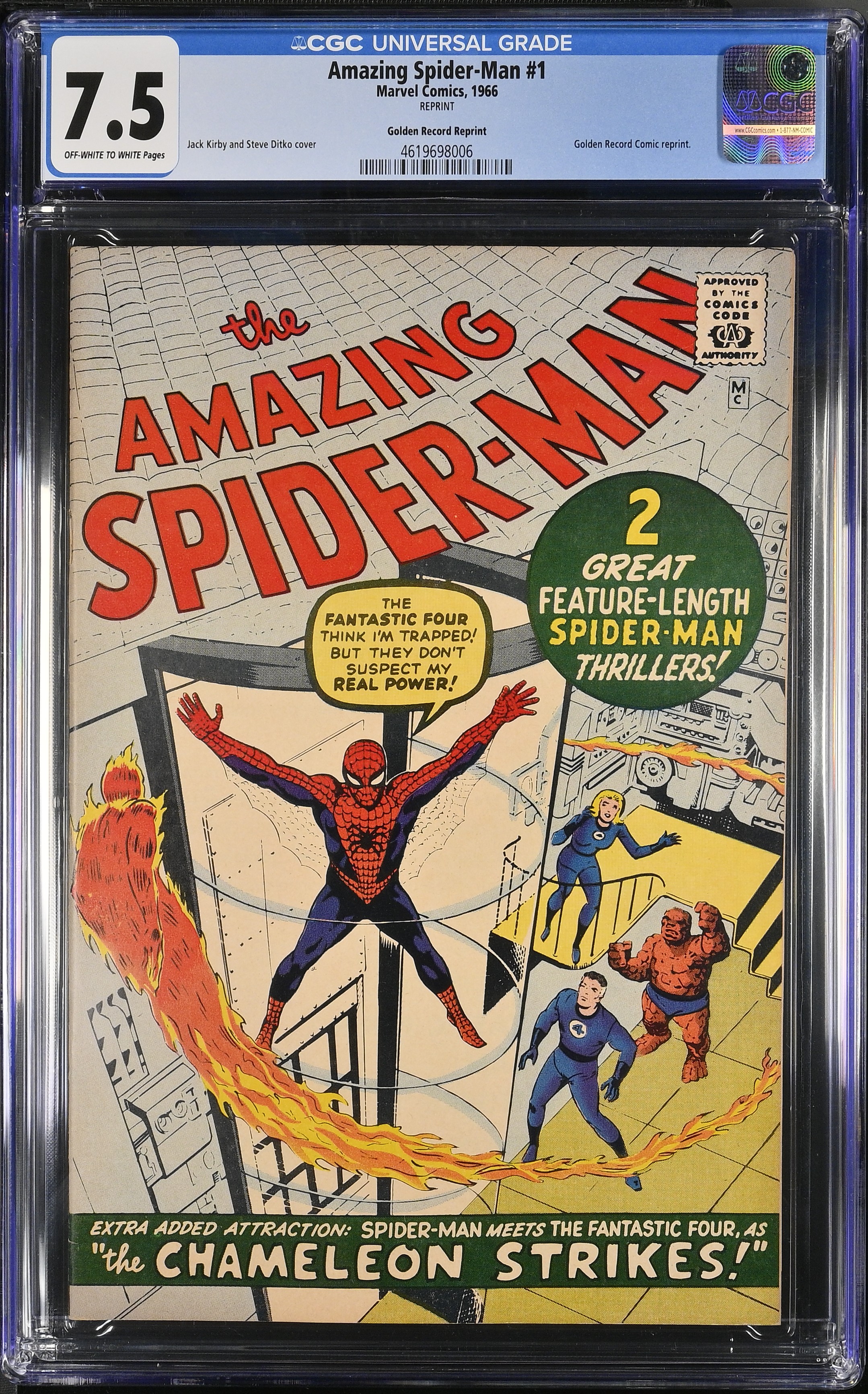 1966 Amazing Spider-Man #1 CGC 7.5 Marvel Comics