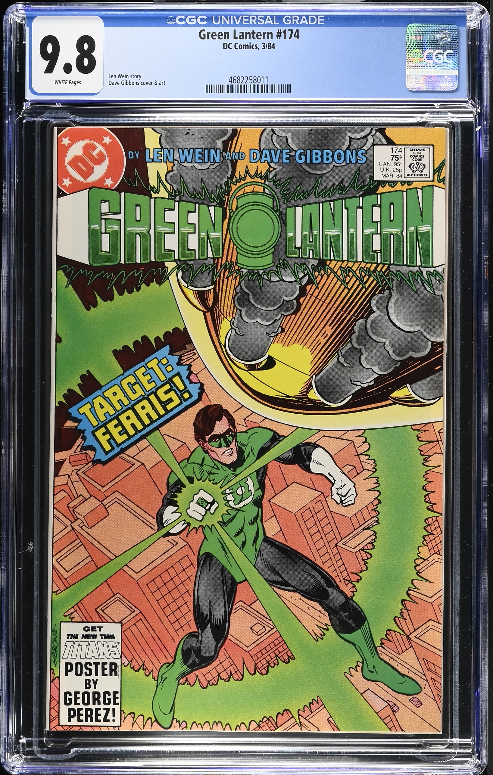 1984 Green Lantern #174 CGC 9.8 DC Comics
