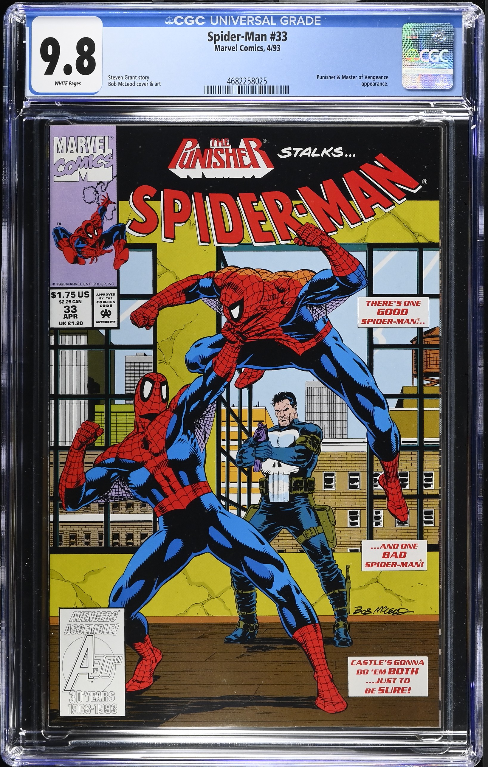 1993 Spider-Man #33 CGC 9.8 Marvel Comics