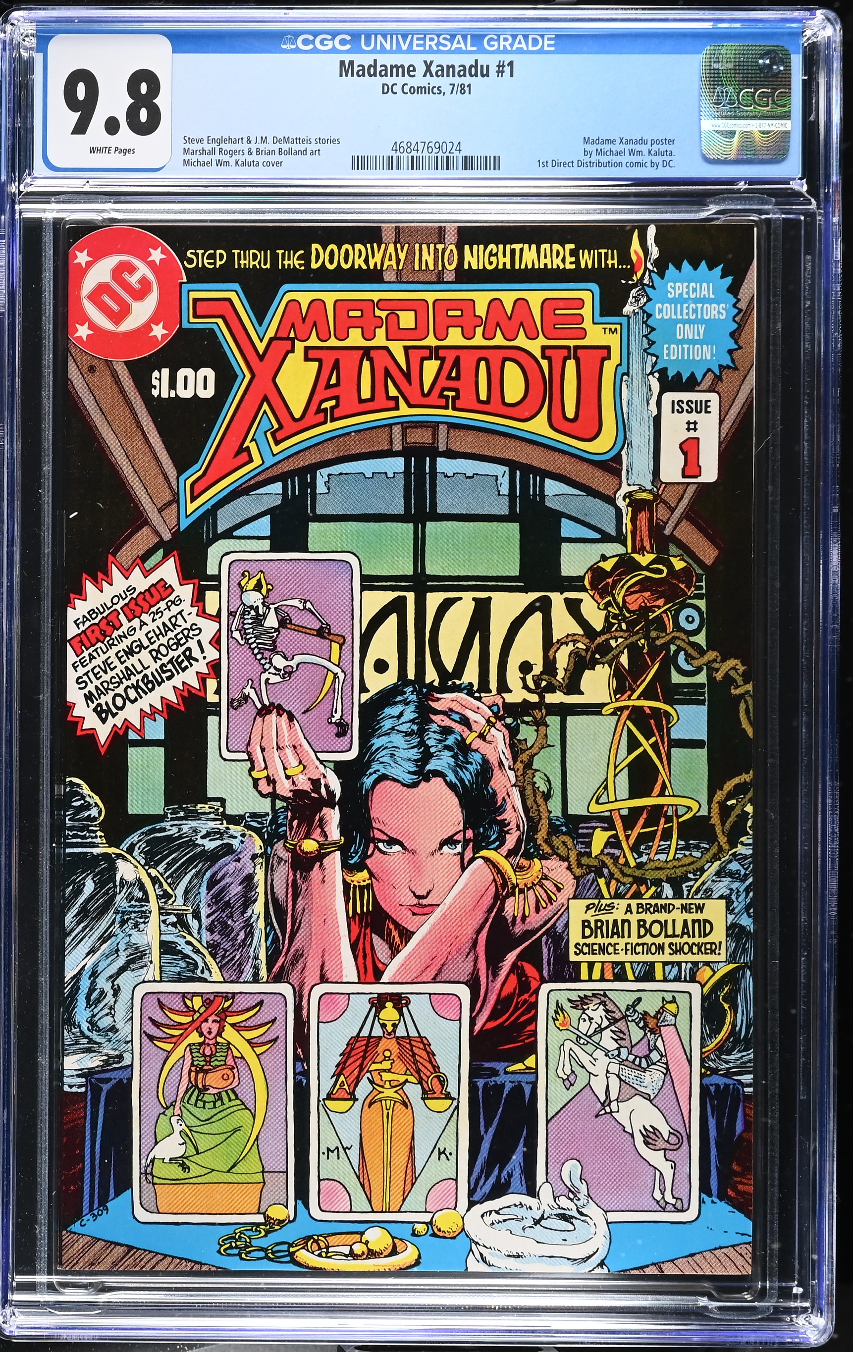 1981 Madame Xanadu #1 CGC 9.8 DC Comics