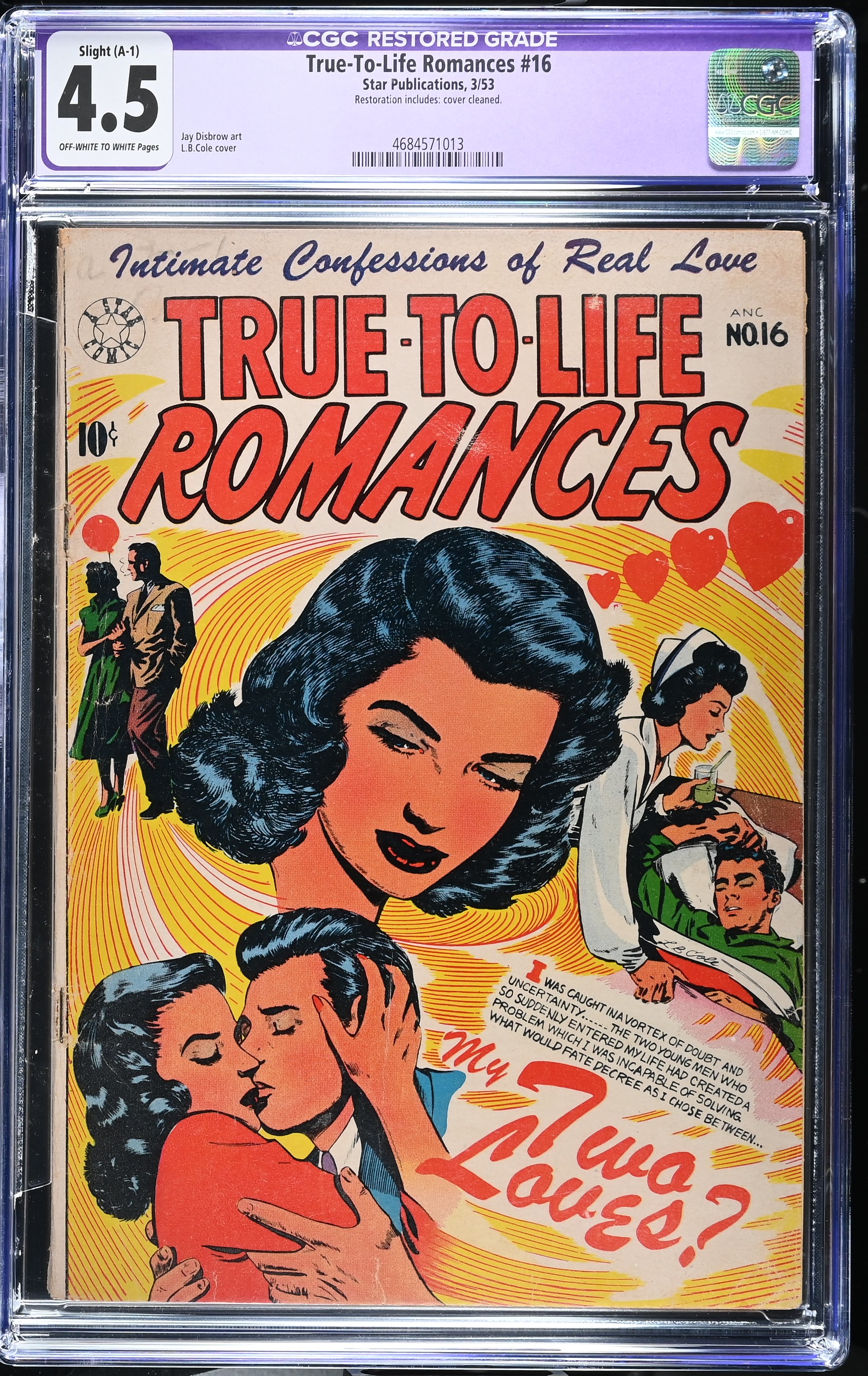 LB COLE CGC Books up for grabs: Romance / Crime! CLOSED - Golden ...