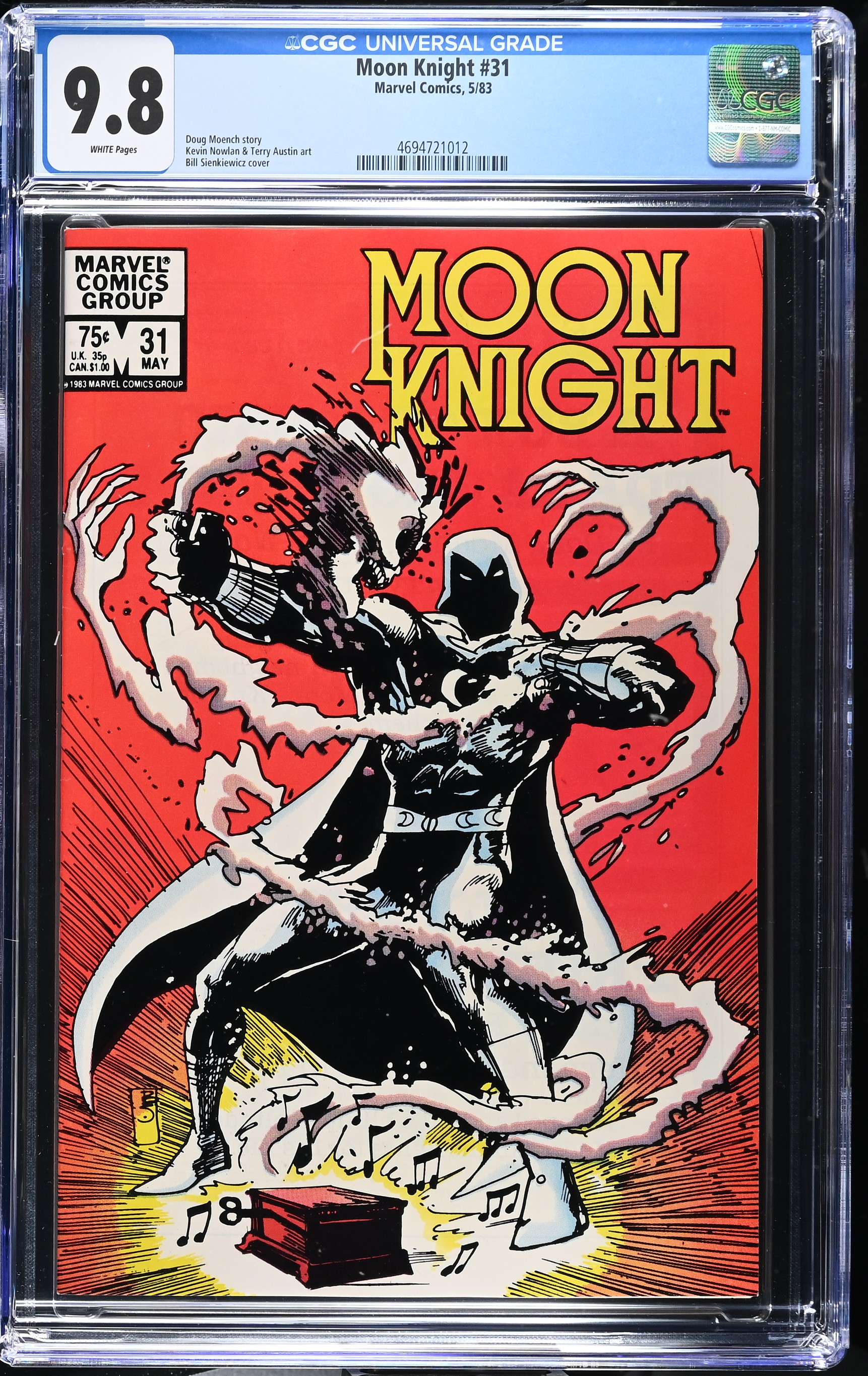1983 Moon Knight #31 CGC 9.8 Marvel Comics