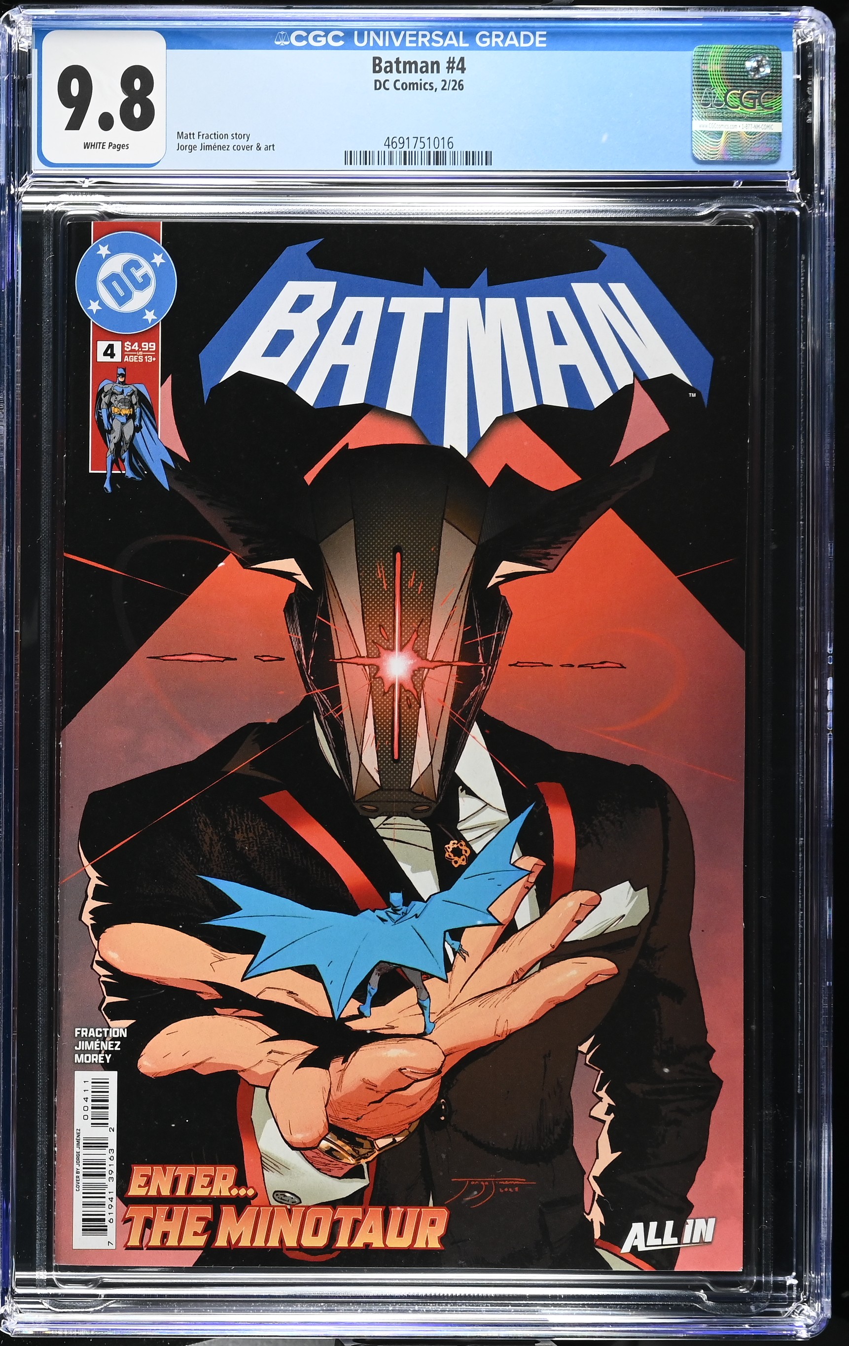 2026 Batman #4 CGC 9.8 DC Comics