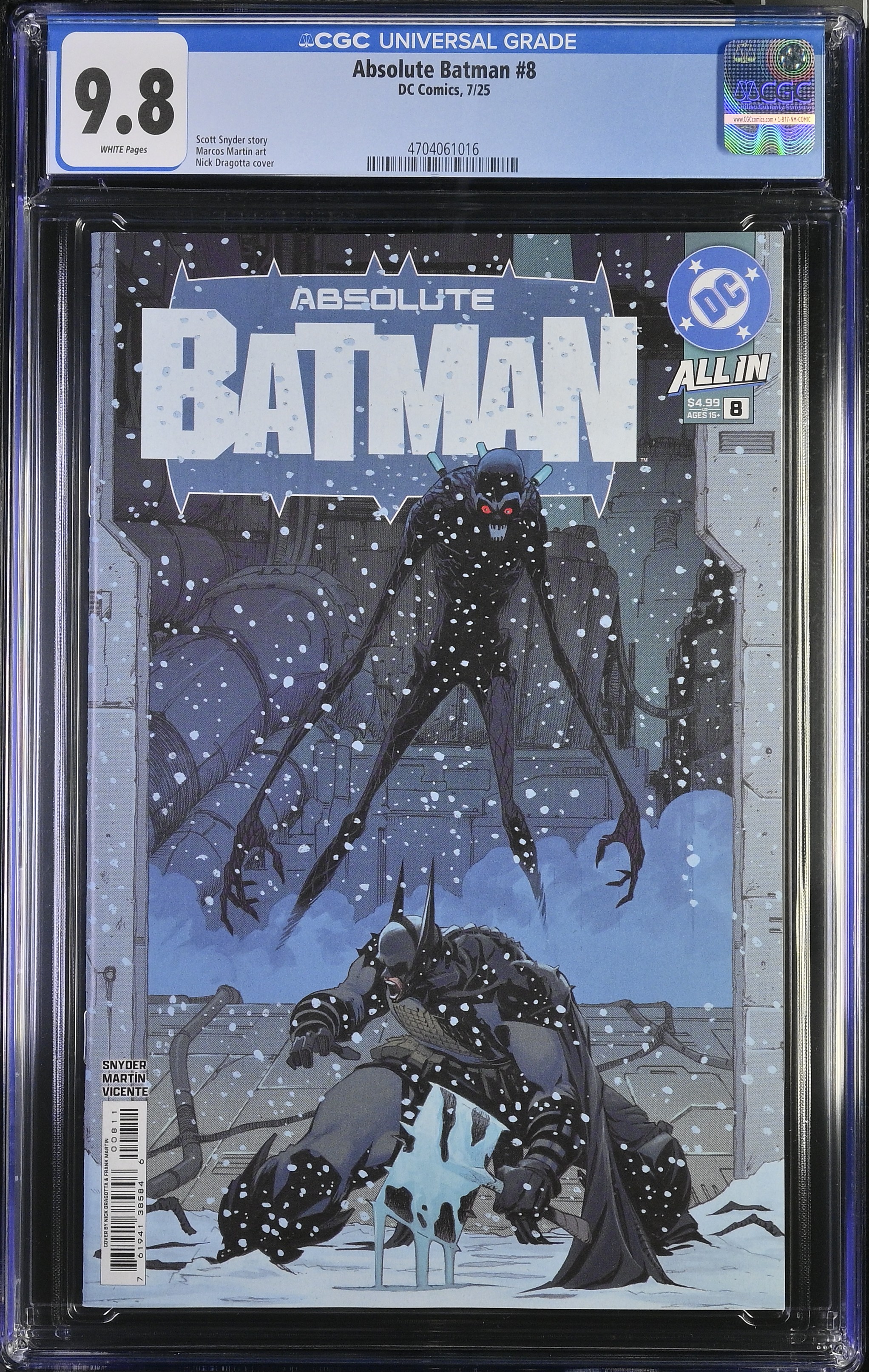 2025 Absolute Batman #8 CGC 9.8 DC Comics