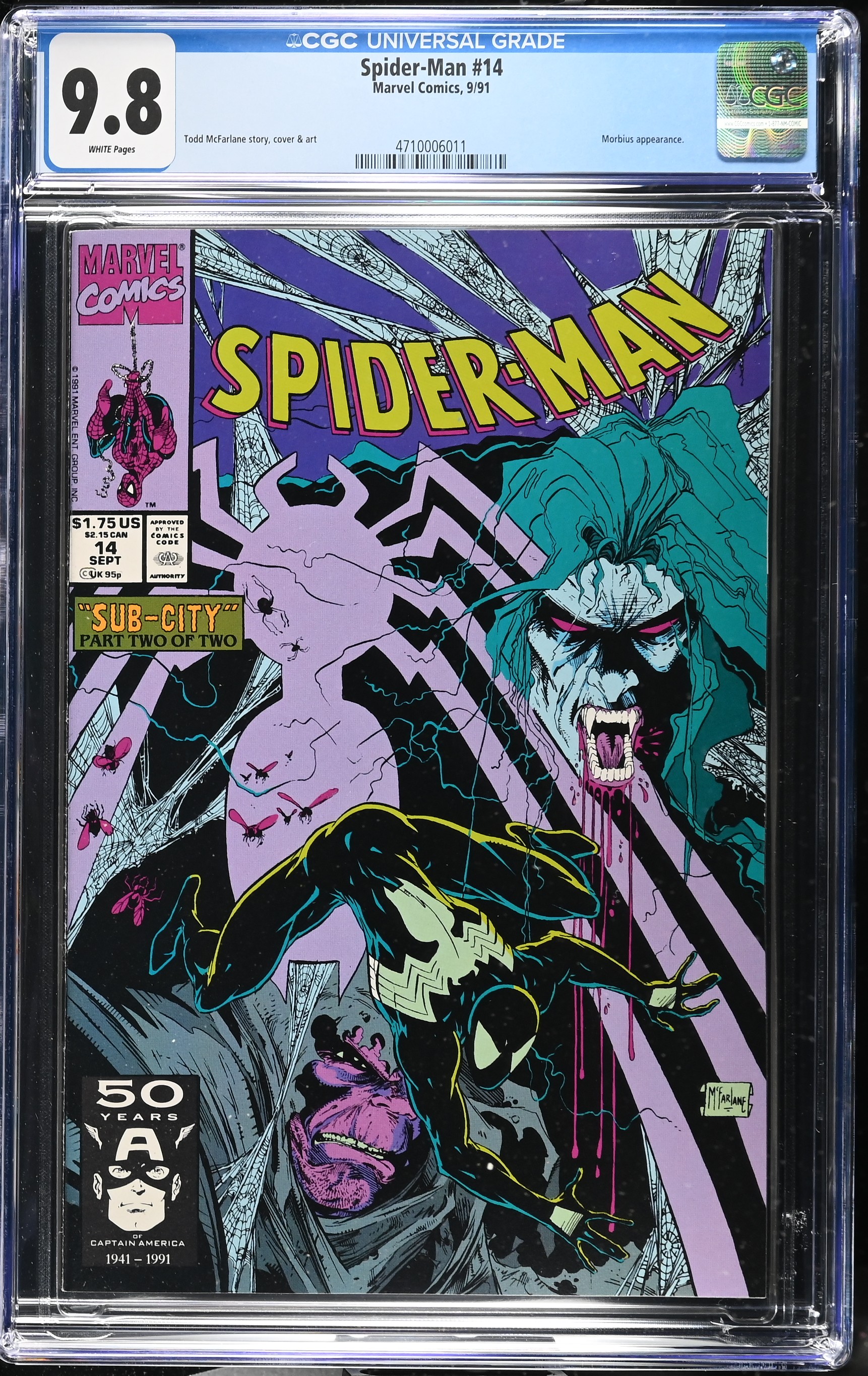 1991 Spider-Man #14 CGC 9.8 Marvel Comics