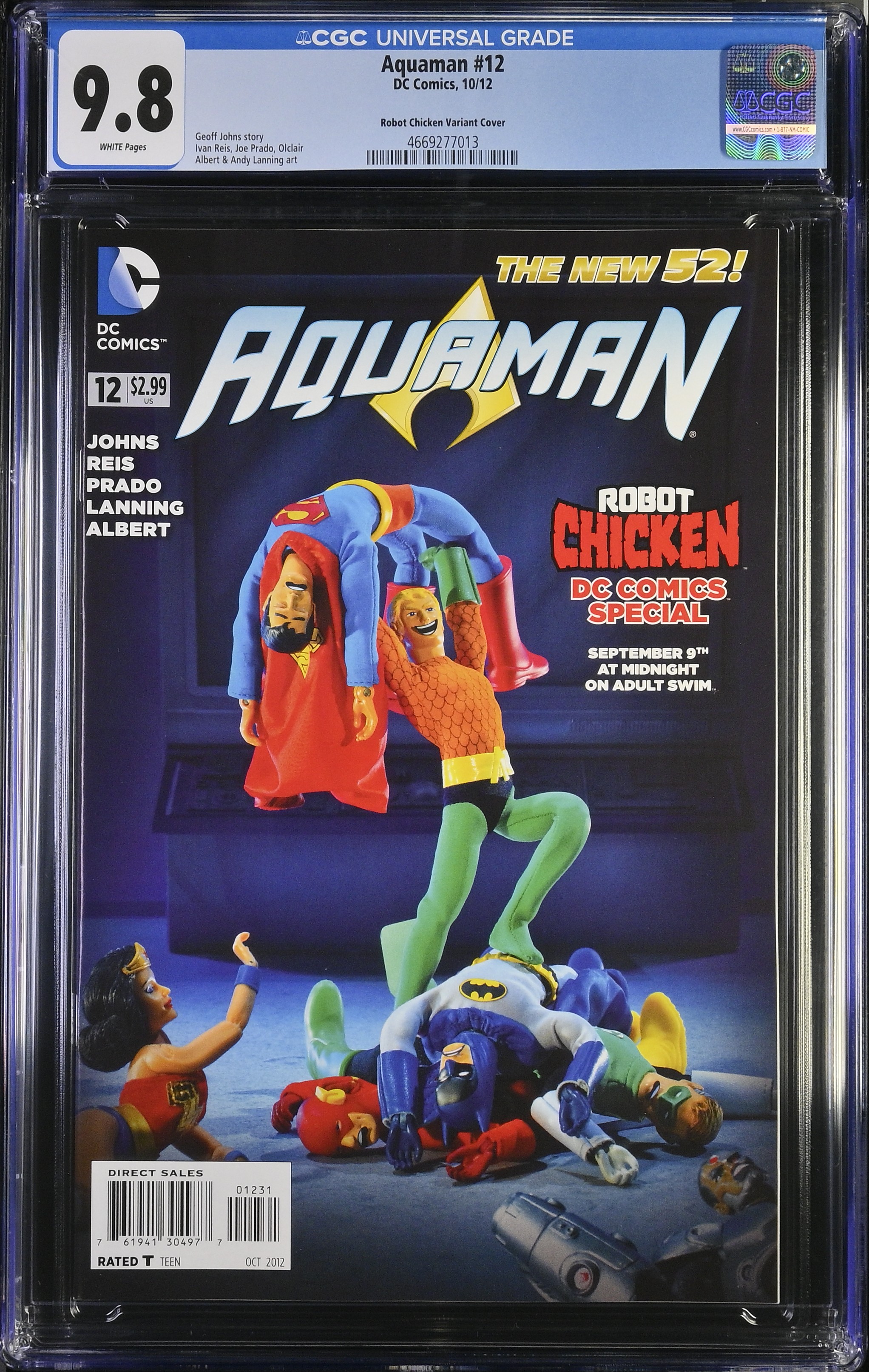 2012 Aquaman #12 CGC 9.8 DC Comics