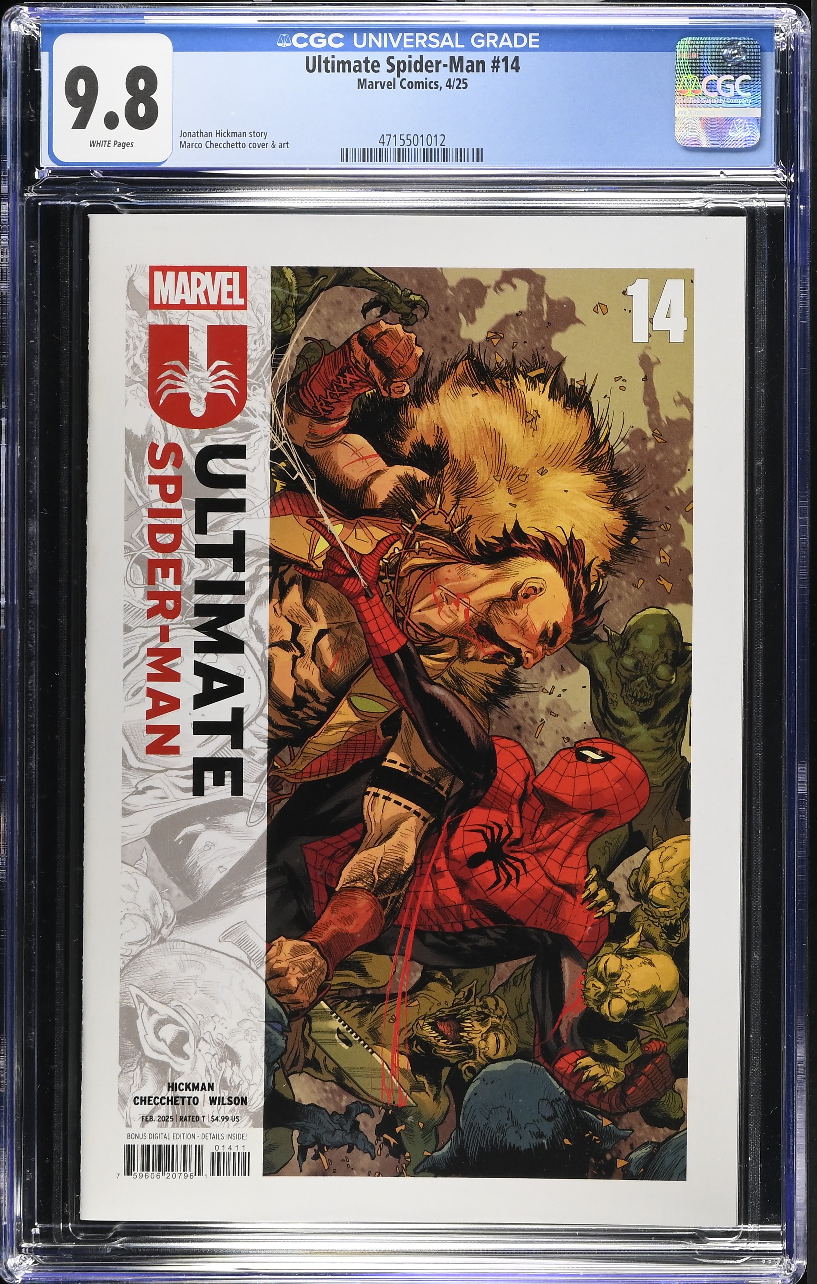2025 Ultimate Spider-Man #14 CGC 9.8 Marvel Comics