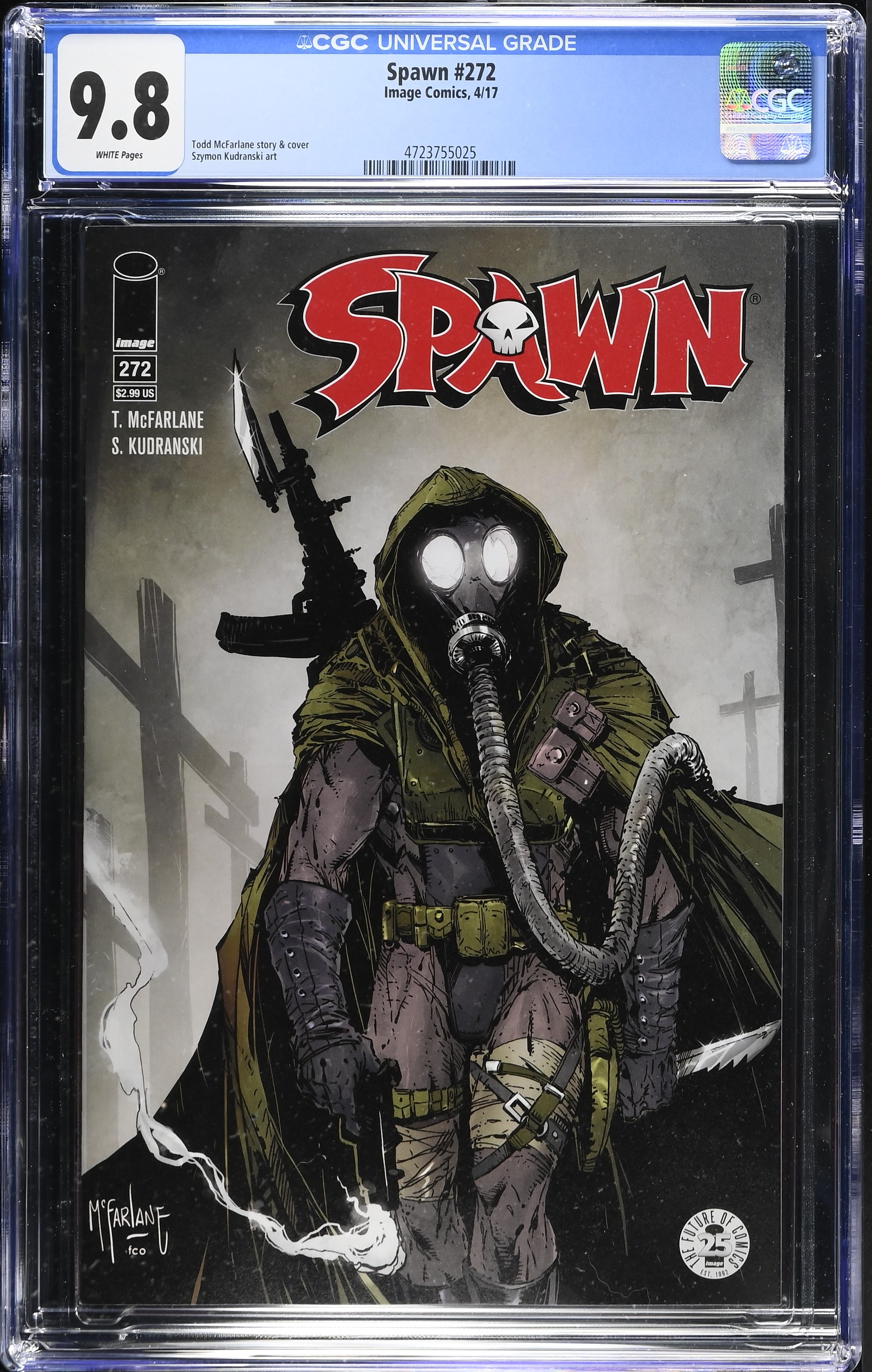 2017 Spawn #272 CGC 9.8 Image Comics