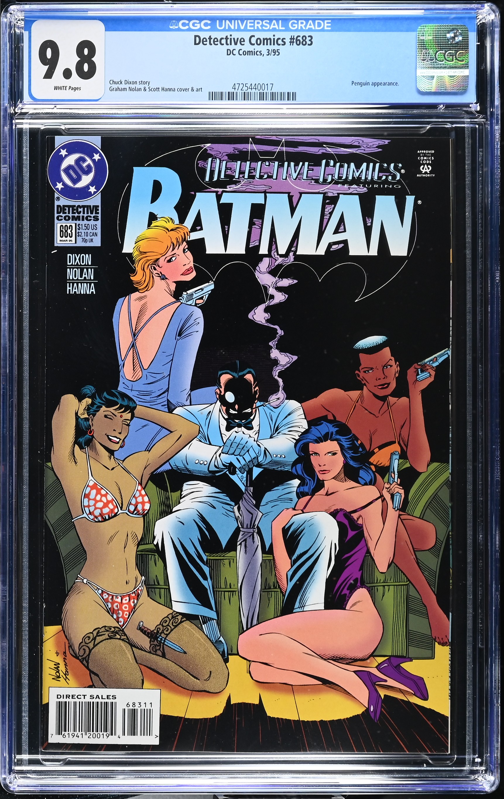 1995 Detective Comics #683 CGC 9.8 DC Comics