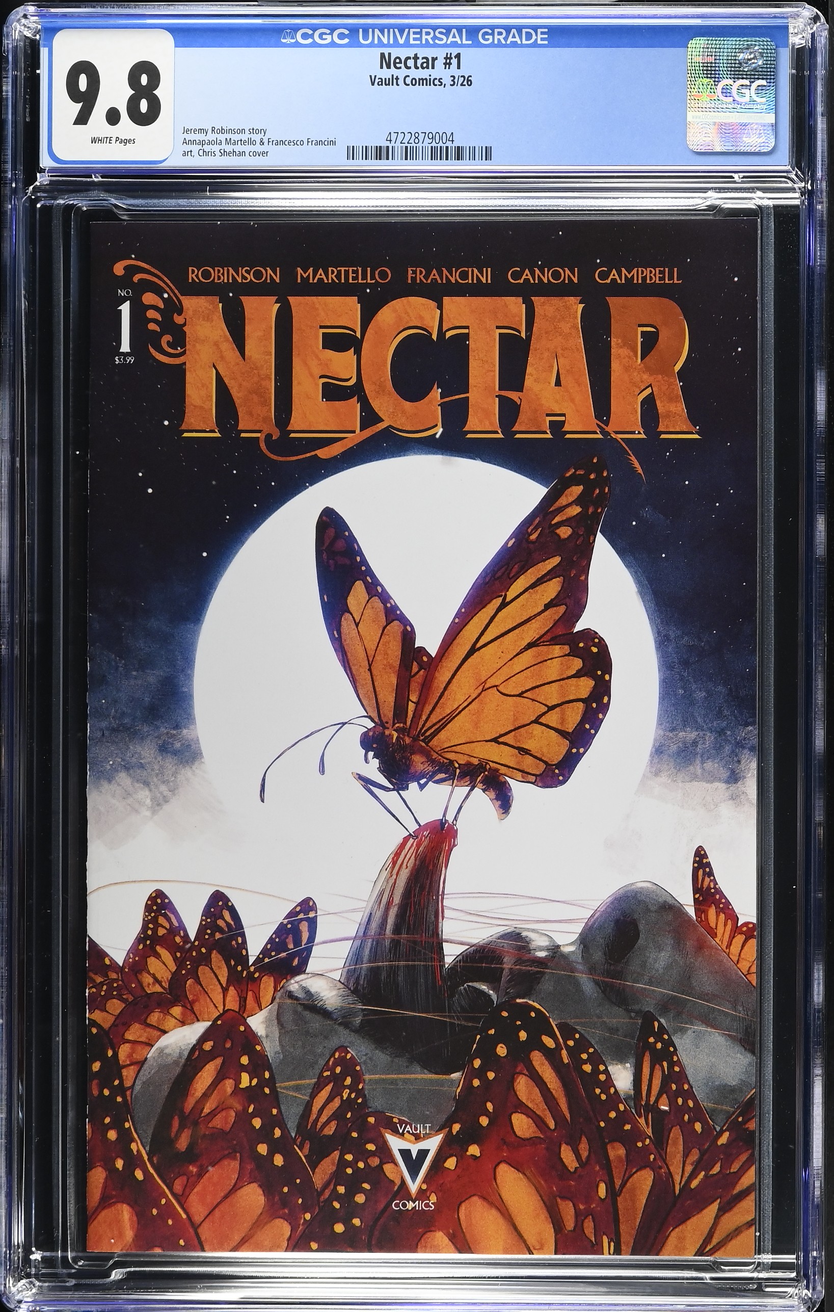 2026 Nectar #1 CGC 9.8 Vault Comics