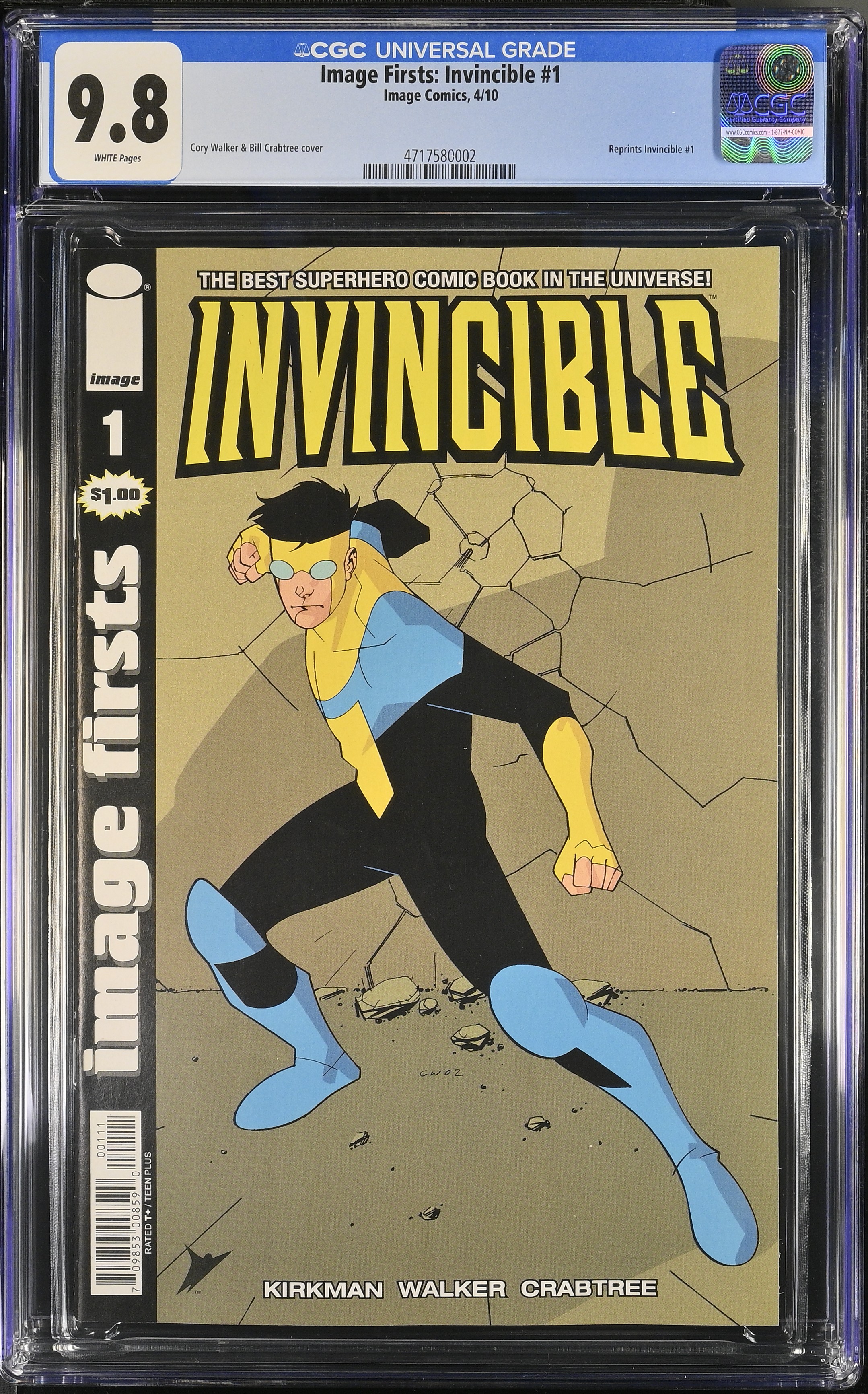 2010 Image Firsts: Invincible #1 CGC 9.8 Image Comics