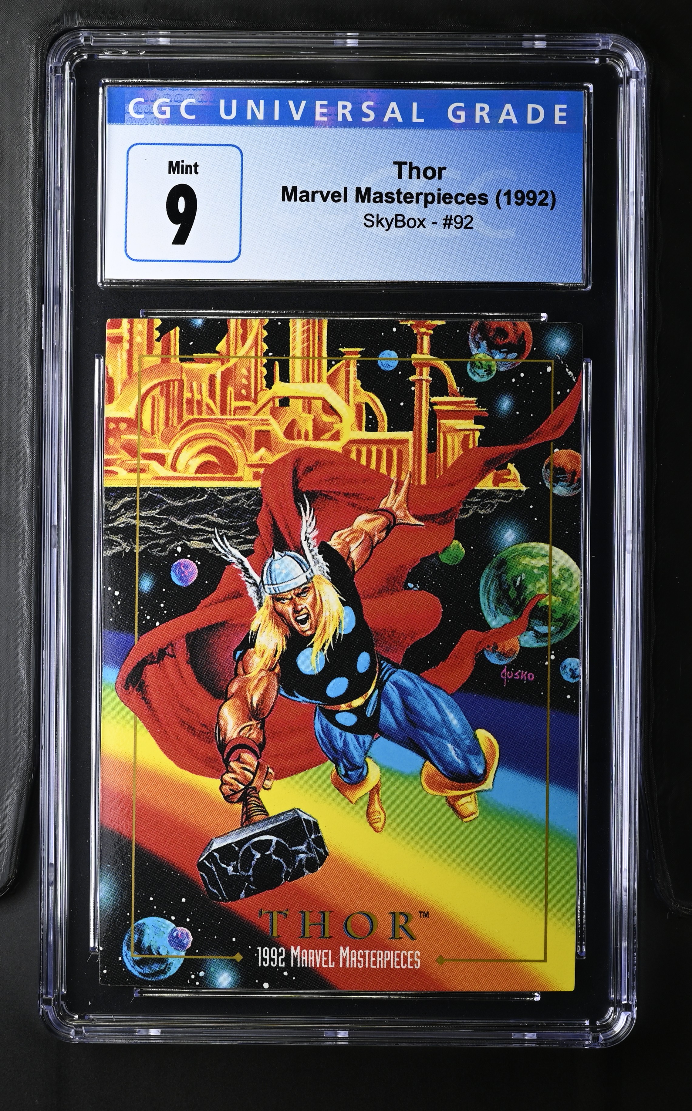 1992 #92 Thor CGC 9 Marvel Masterpieces (1992) - English