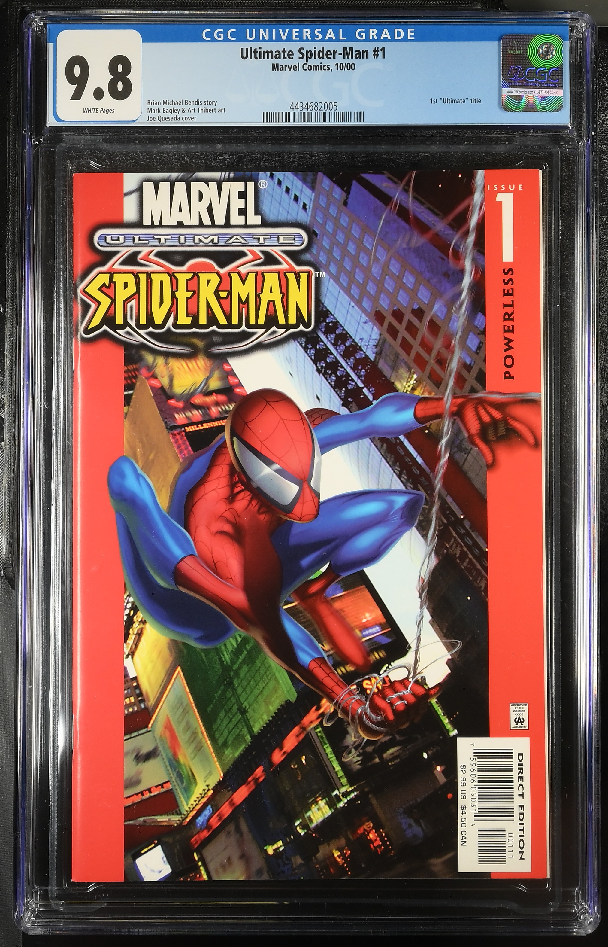 2000 Ultimate Spider-Man #1 CGC 9.8 Marvel Comics