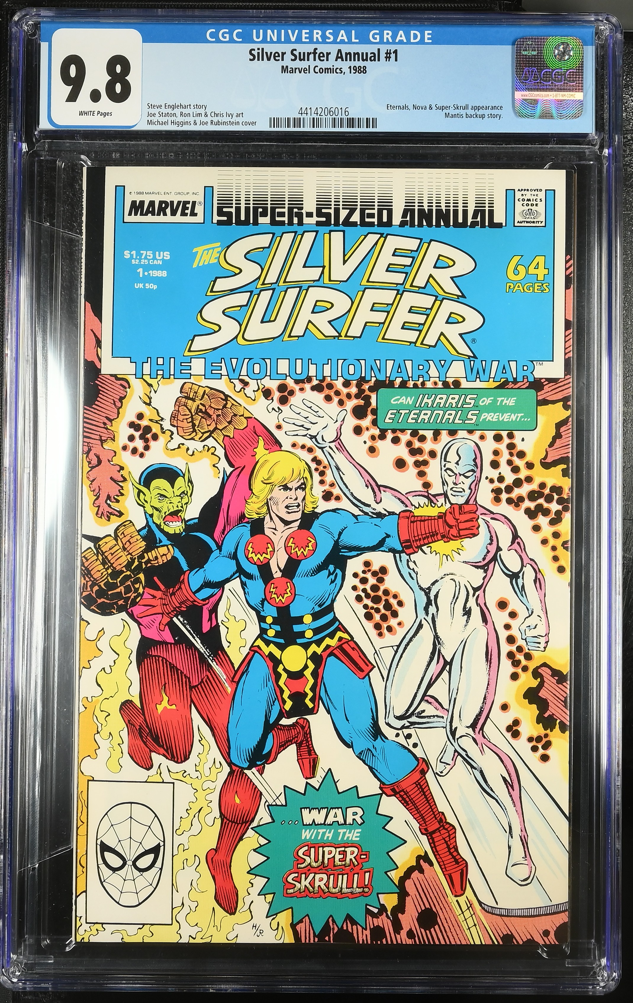 1988 Silver Surfer Annual #1 CGC 9.8 Marvel Comics