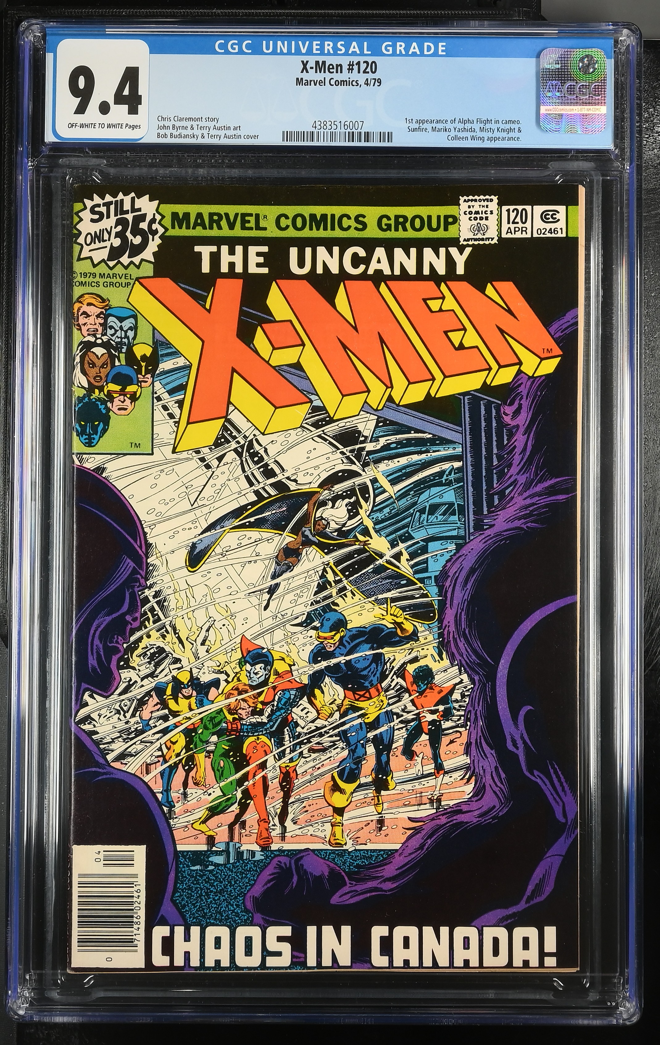 1979 X-Men #120 CGC 9.4 Marvel Comics