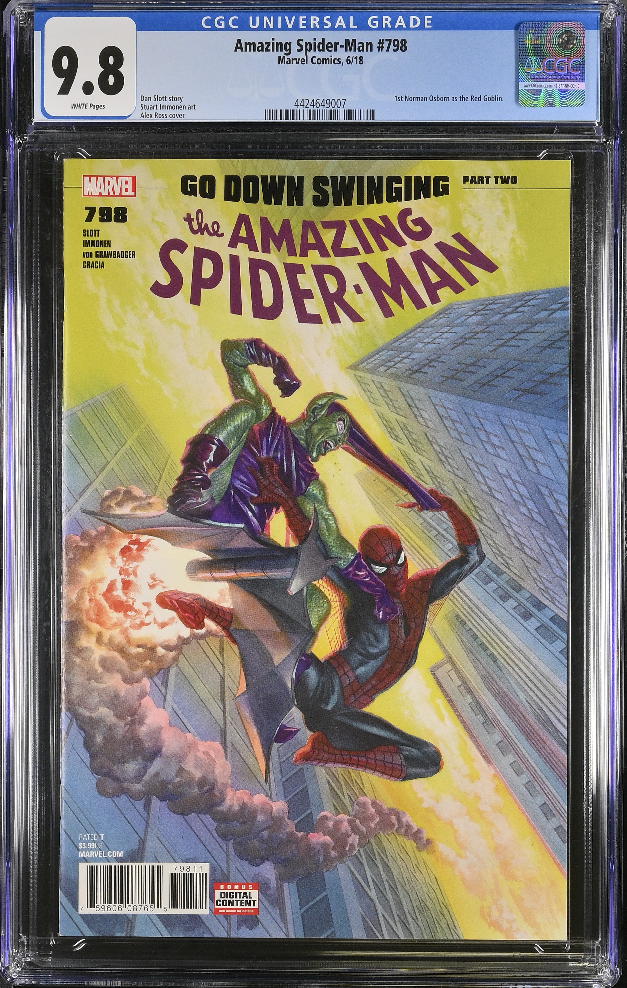 2018 Amazing Spider-Man #798 CGC 9.8 Marvel Comics